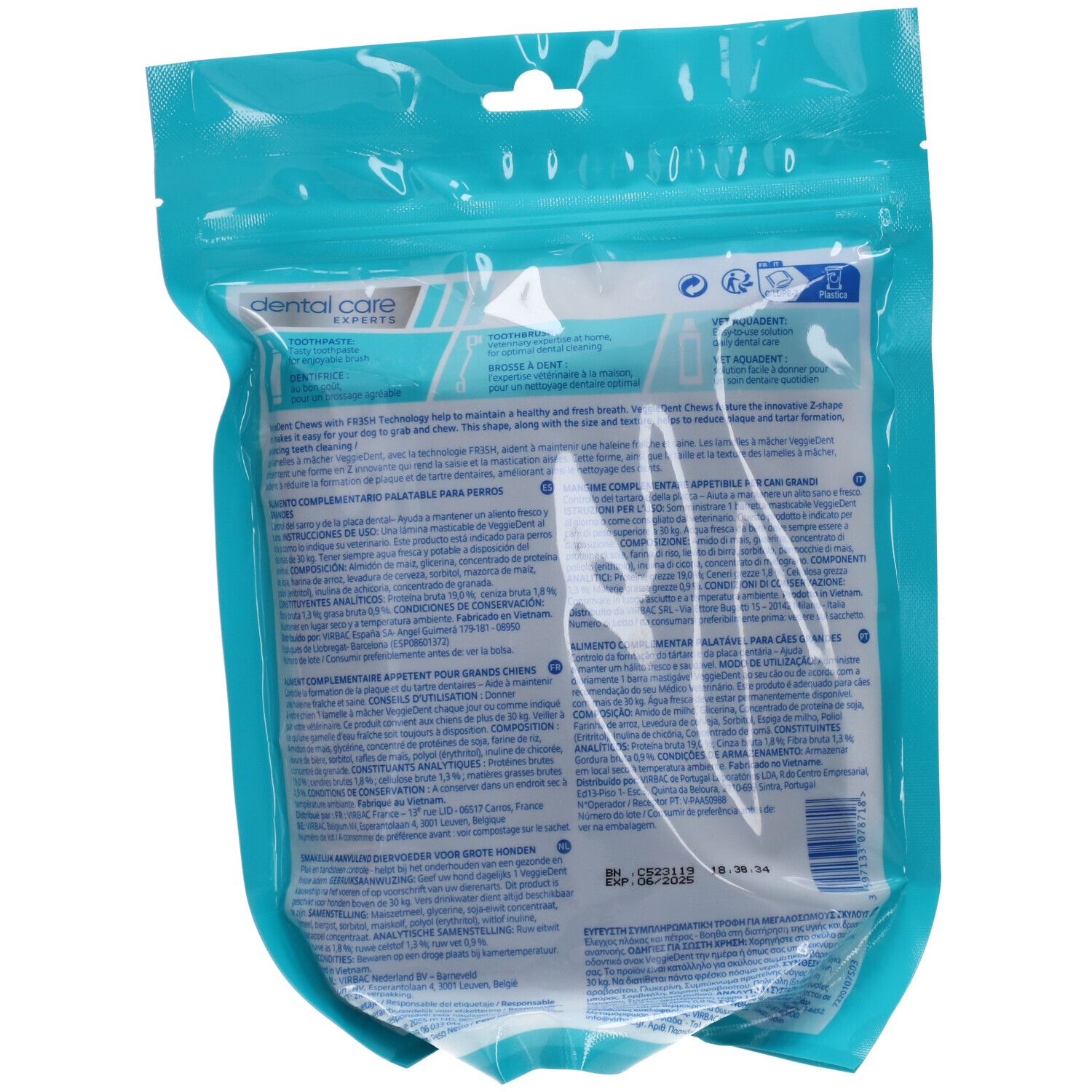 Virbac VeggieDent® Fresh Grand Chien