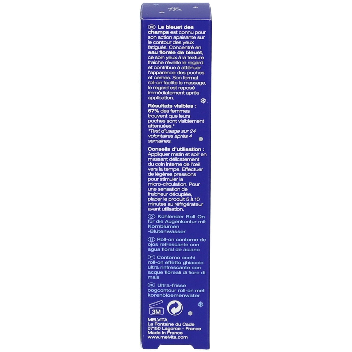 Melvita Roll-on givré contour des yeux