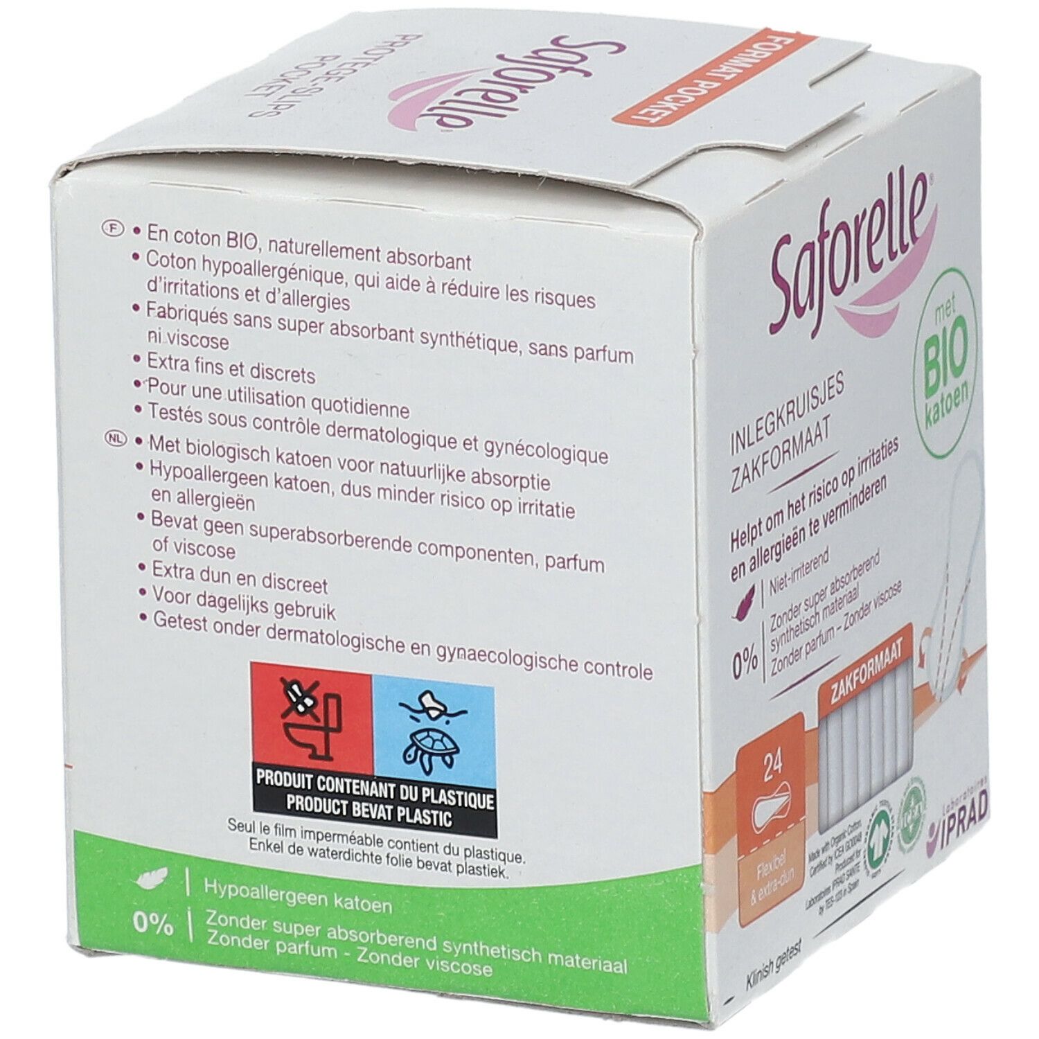 Saforelle® Serviette Hygiénique Coton BIO