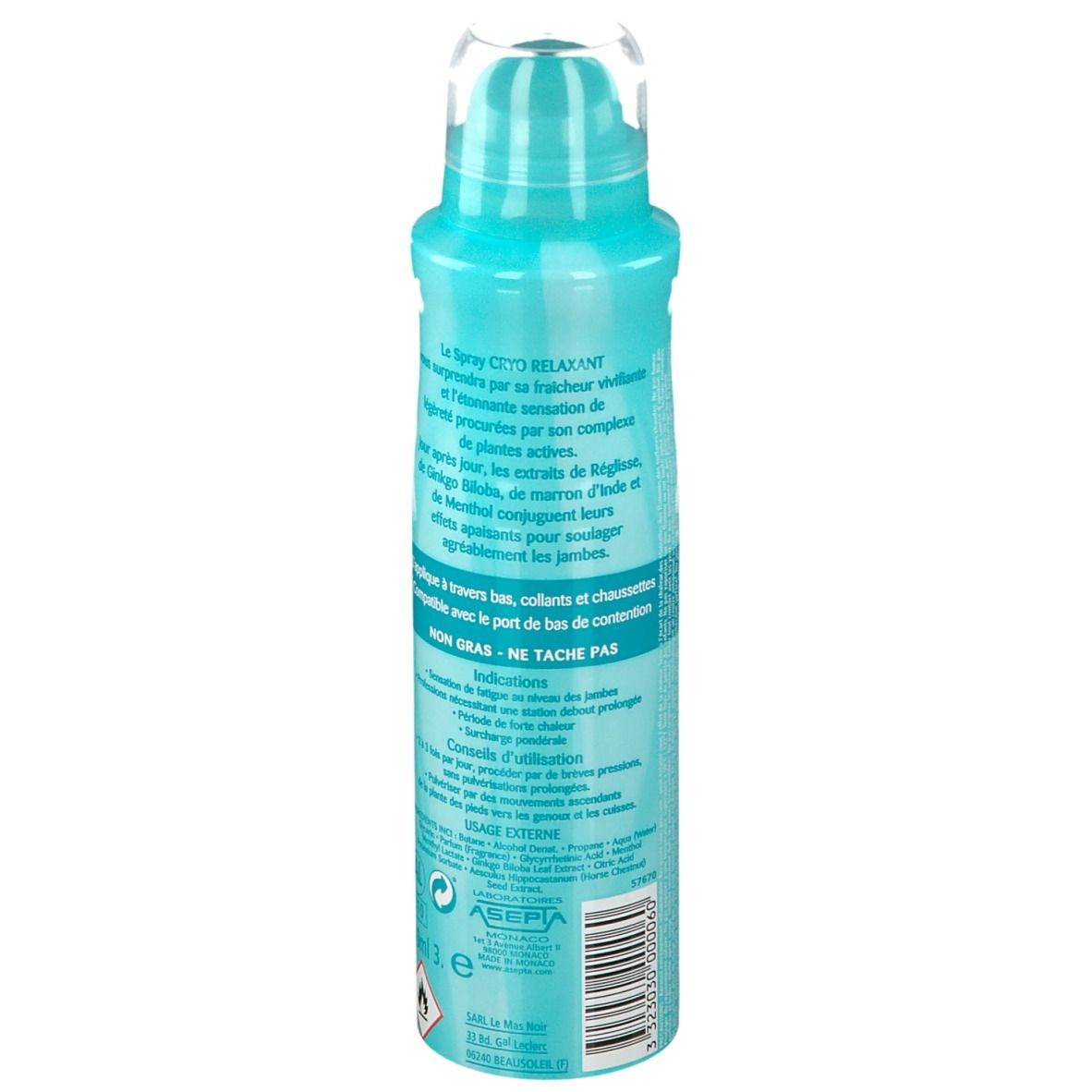 Akileïne® Jambes Légères Spray Cryo Relaxant