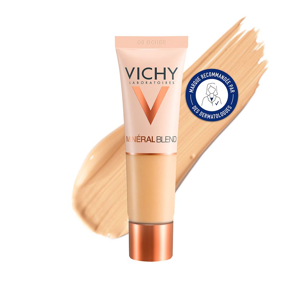 Minéralblend Fond de teint hydratant teint frais Tube 30ml - Teinte 06 OCHER