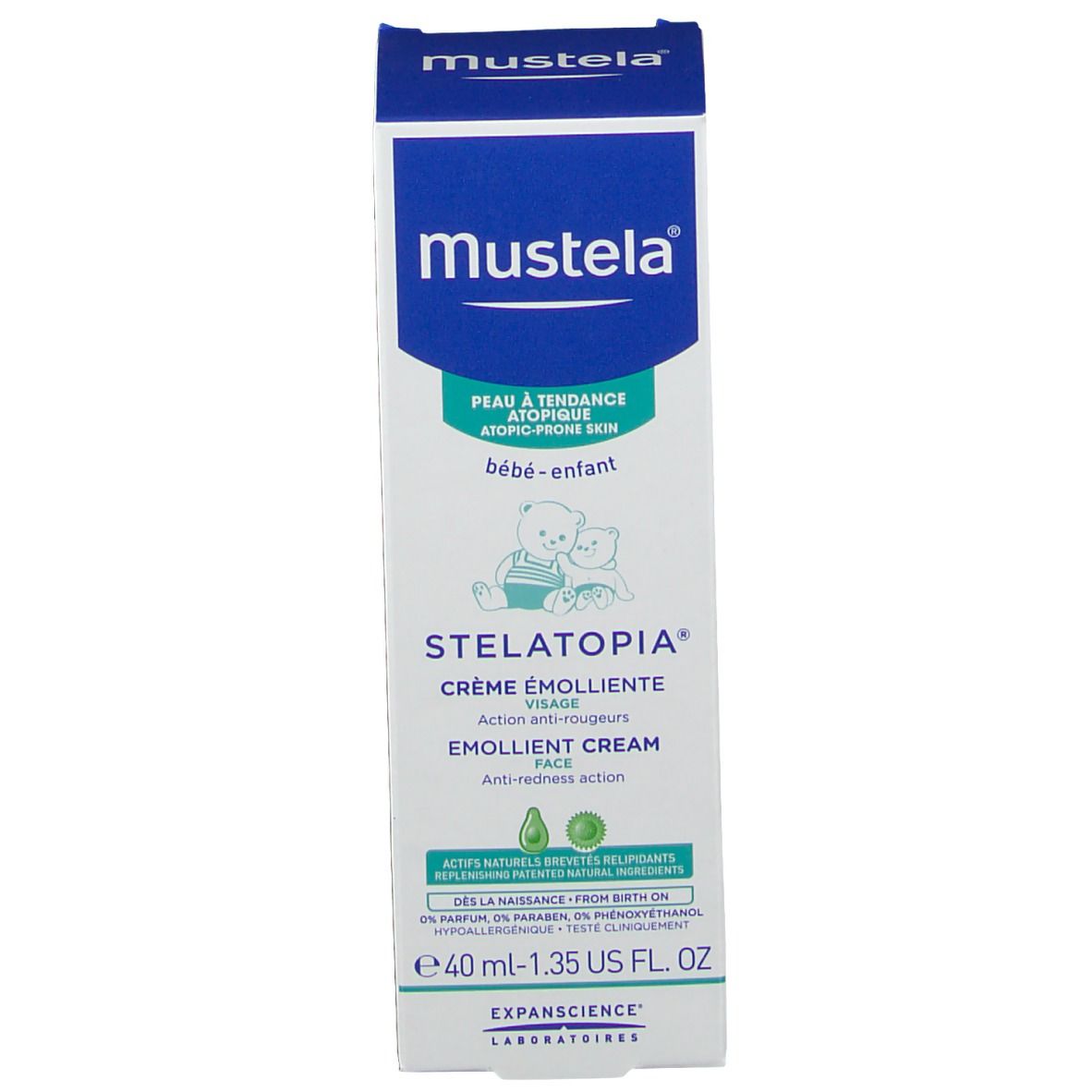 mustela® STELATOPIA® Crème émolliente visage