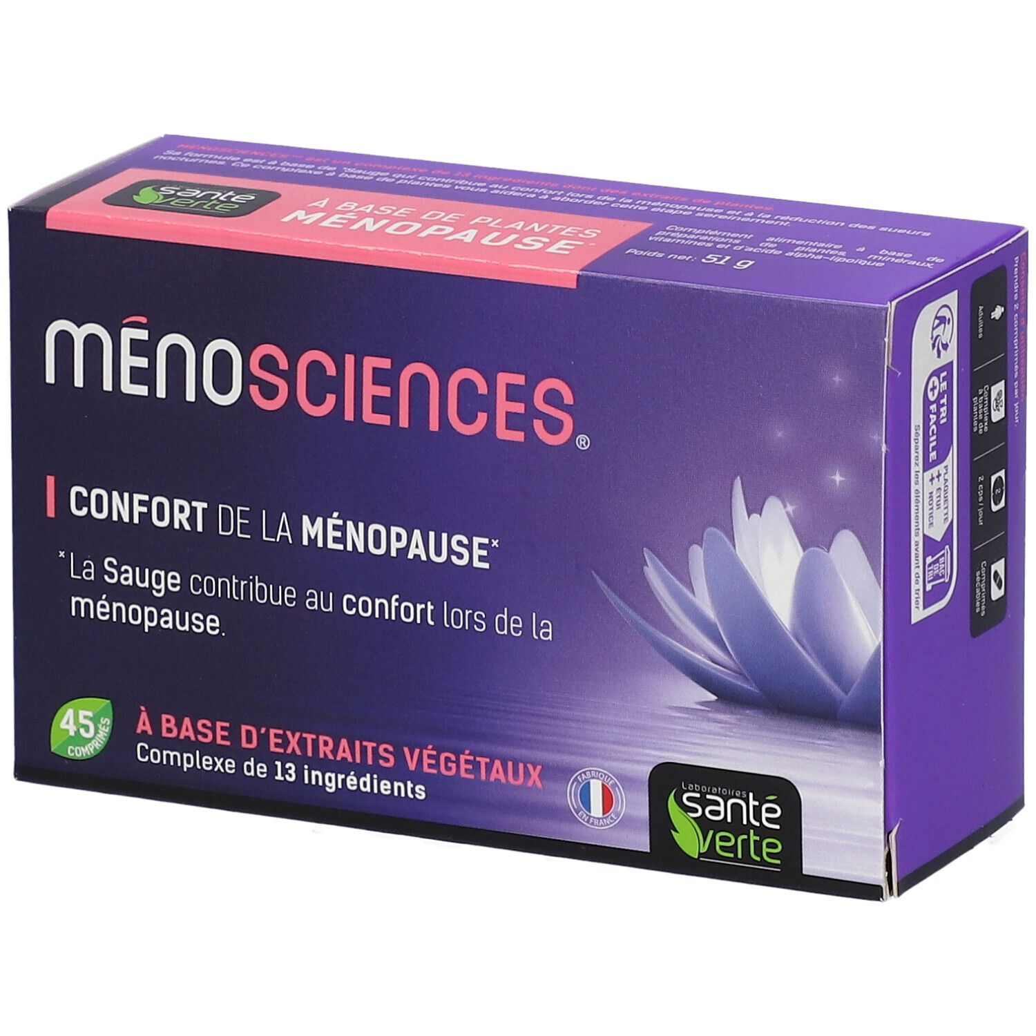 SANTE VERTE Ménosciences® Confort de la ménopause