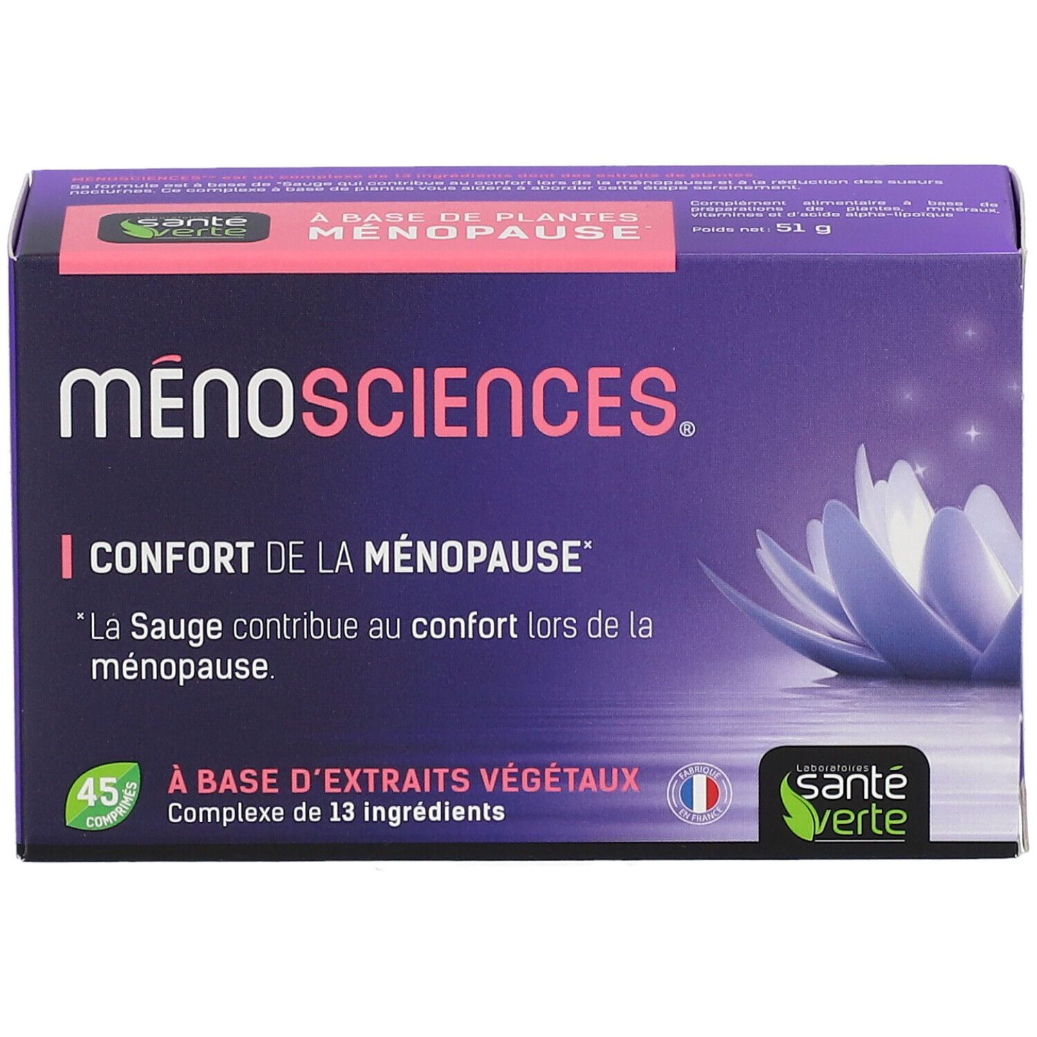 SANTE VERTE Ménosciences® Confort de la ménopause