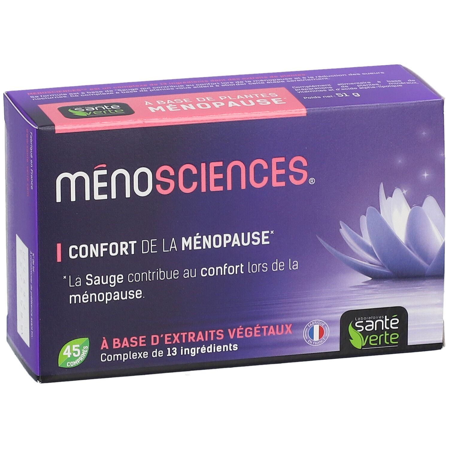 SANTE VERTE Ménosciences® Confort de la ménopause