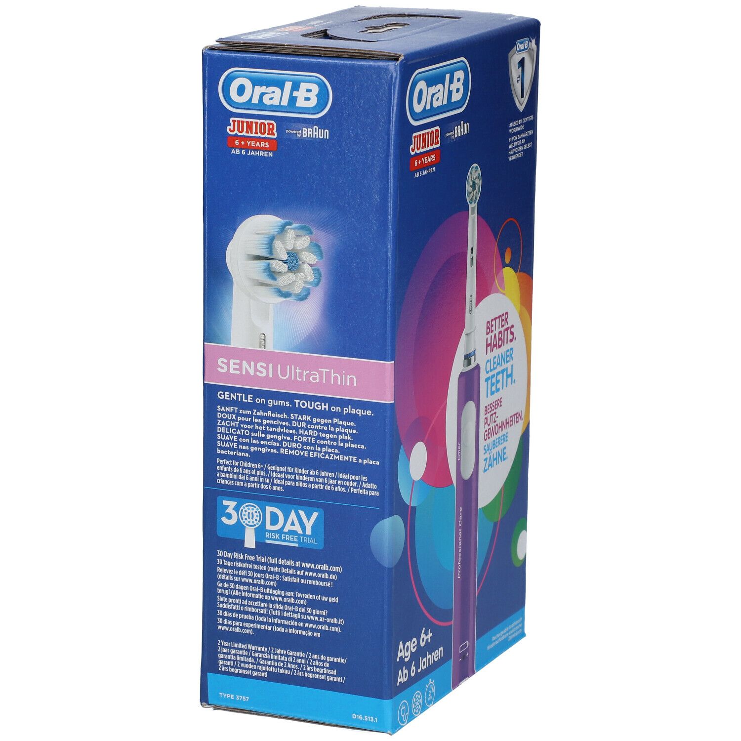 Oral-B Junior 6+ Brosse À Dents Électrique Rechargeable (Couleur non sélectionnable)