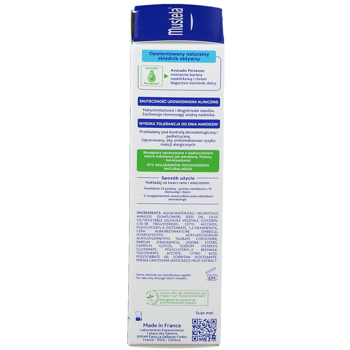 mustela® Hydra Bébé Crème Visage