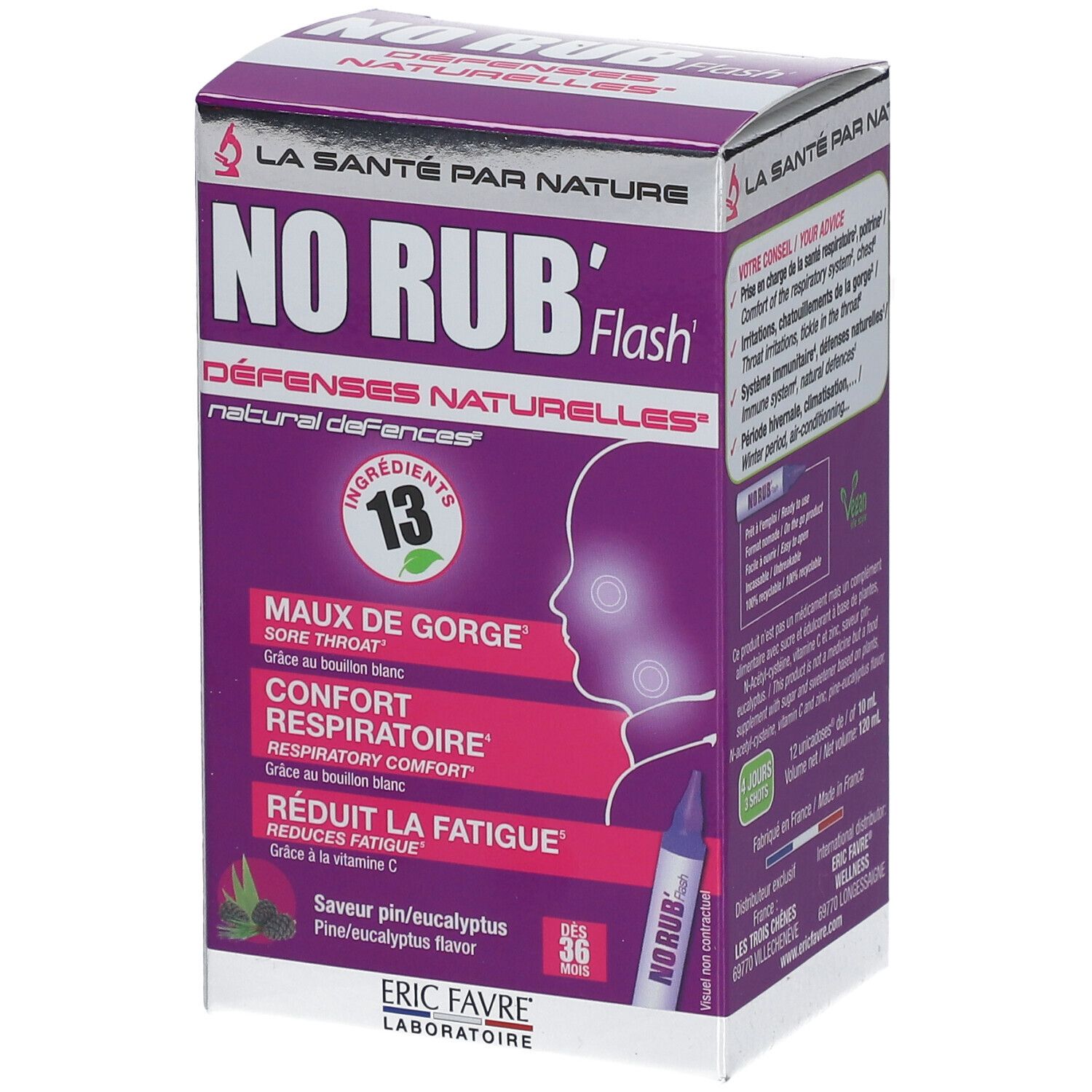 ERIC FAVRE No Rub' Flash - Défenses naturelles