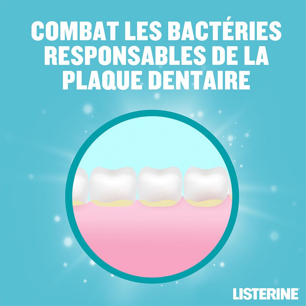 LISTERINE® Bain de Bouche Fraîcheur Goût Plus Léger sans alcool