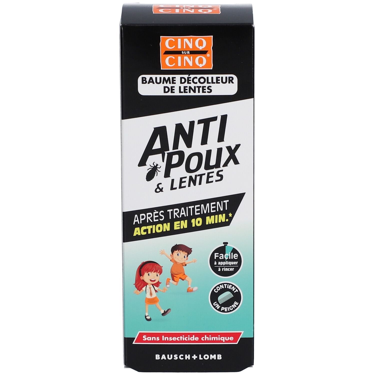 CINQ SUR CINQ Baume Décolleur de Lentes & Anti-Poux