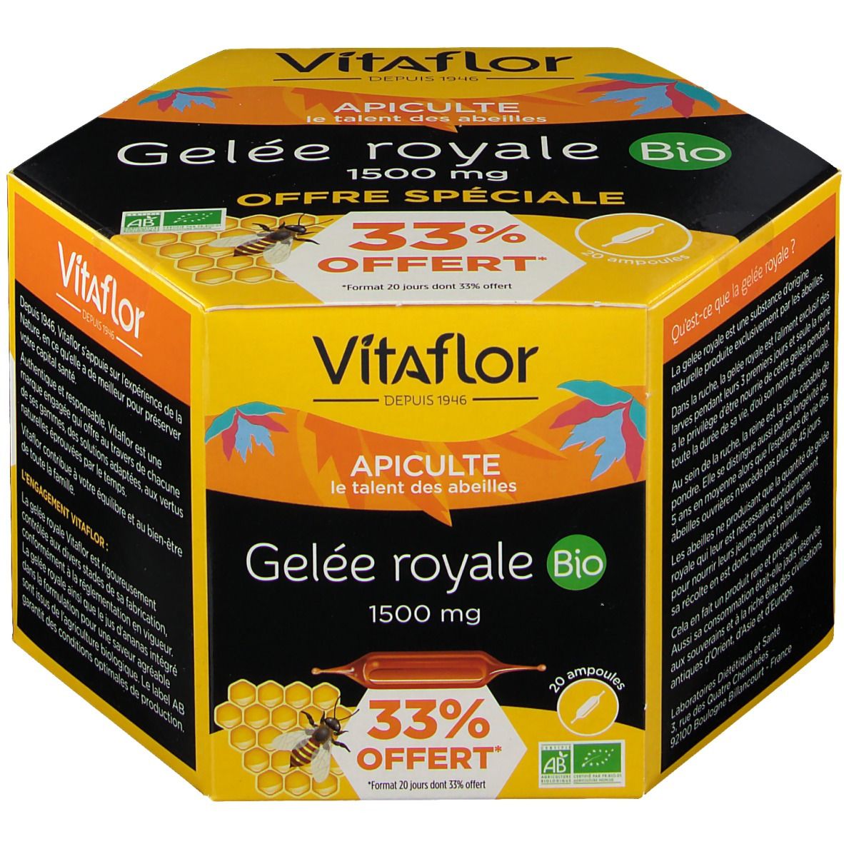 VitaflorBIO Gelée Royale 1500 mg