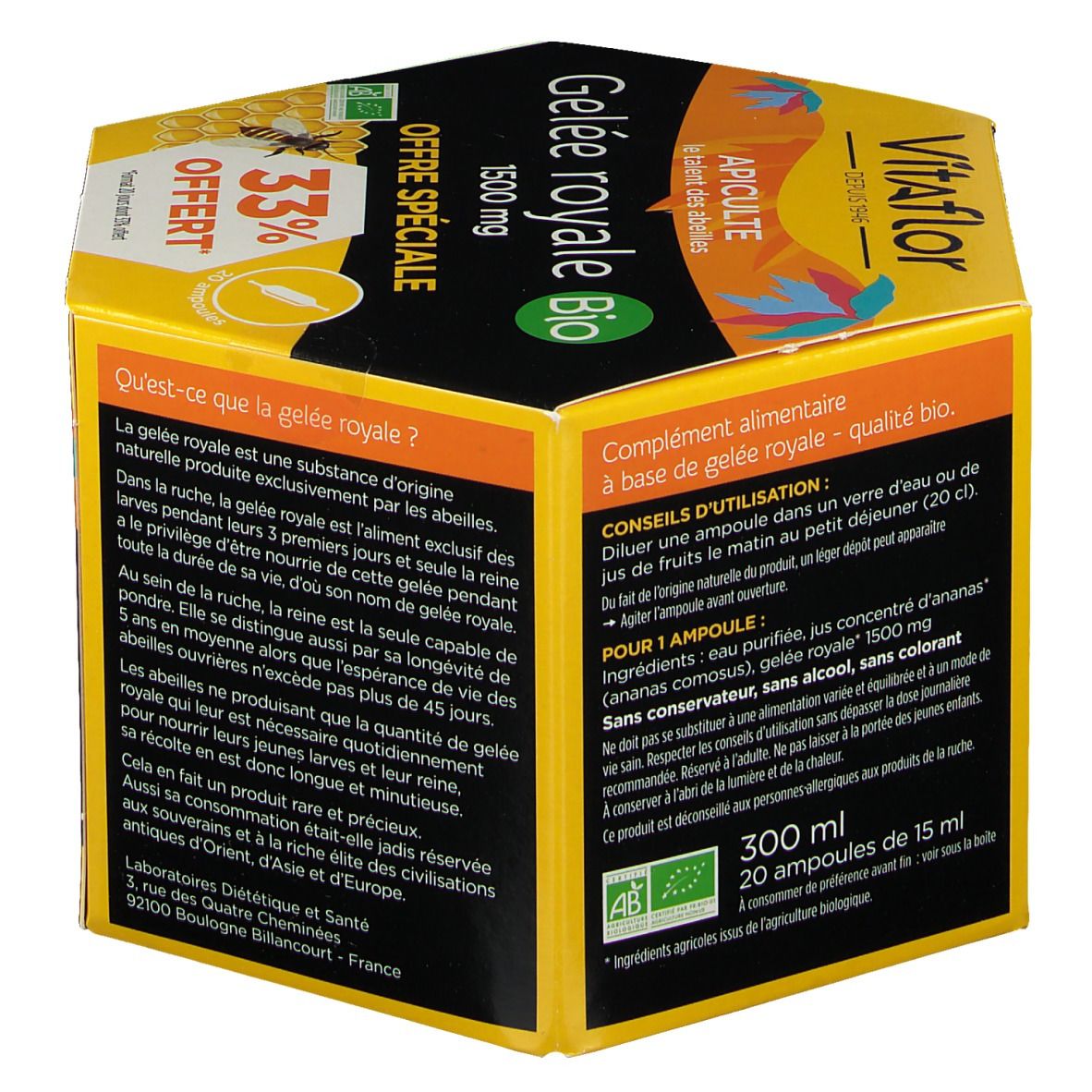 VitaflorBIO Gelée Royale 1500 mg