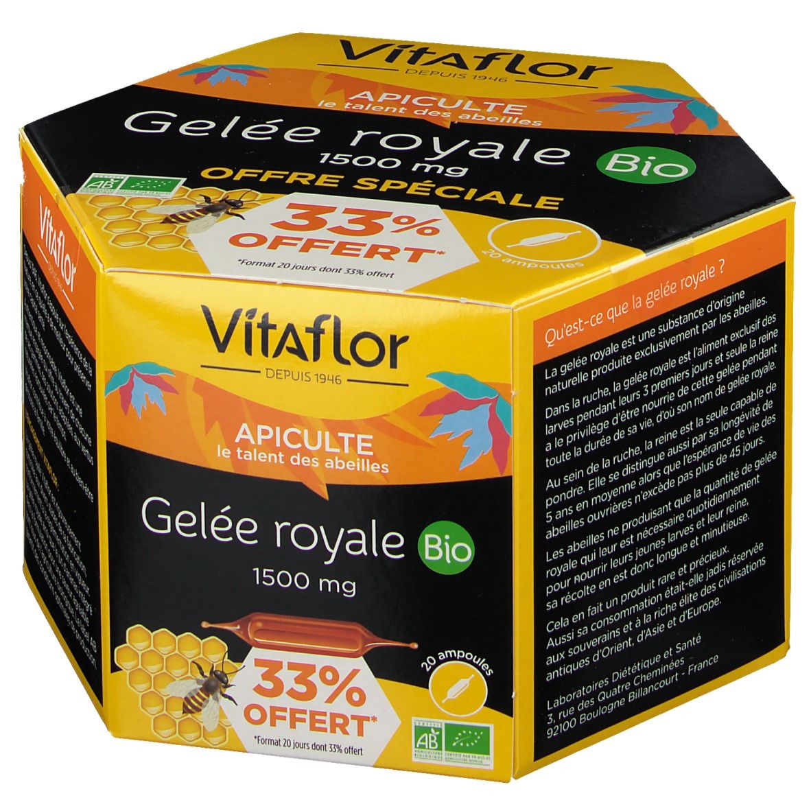 VitaflorBIO Gelée Royale 1500 mg