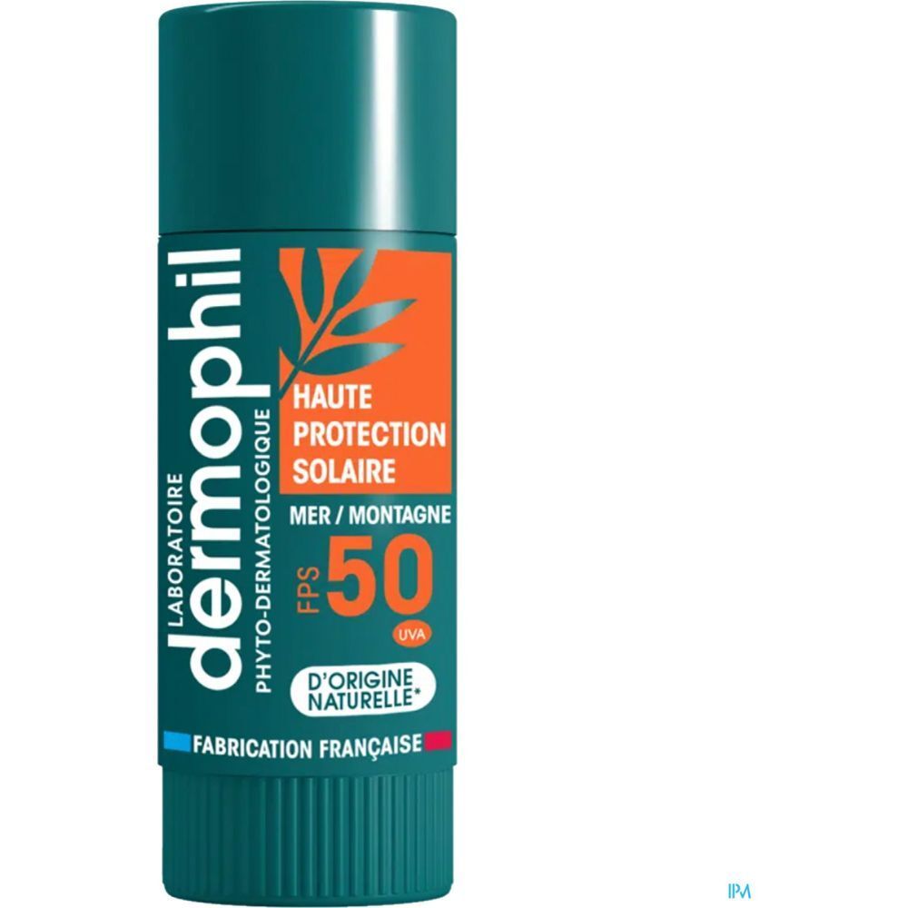 dermophil Phyto-Dermatologique Stick Lèvres Haute Protection Solaire SPF 50