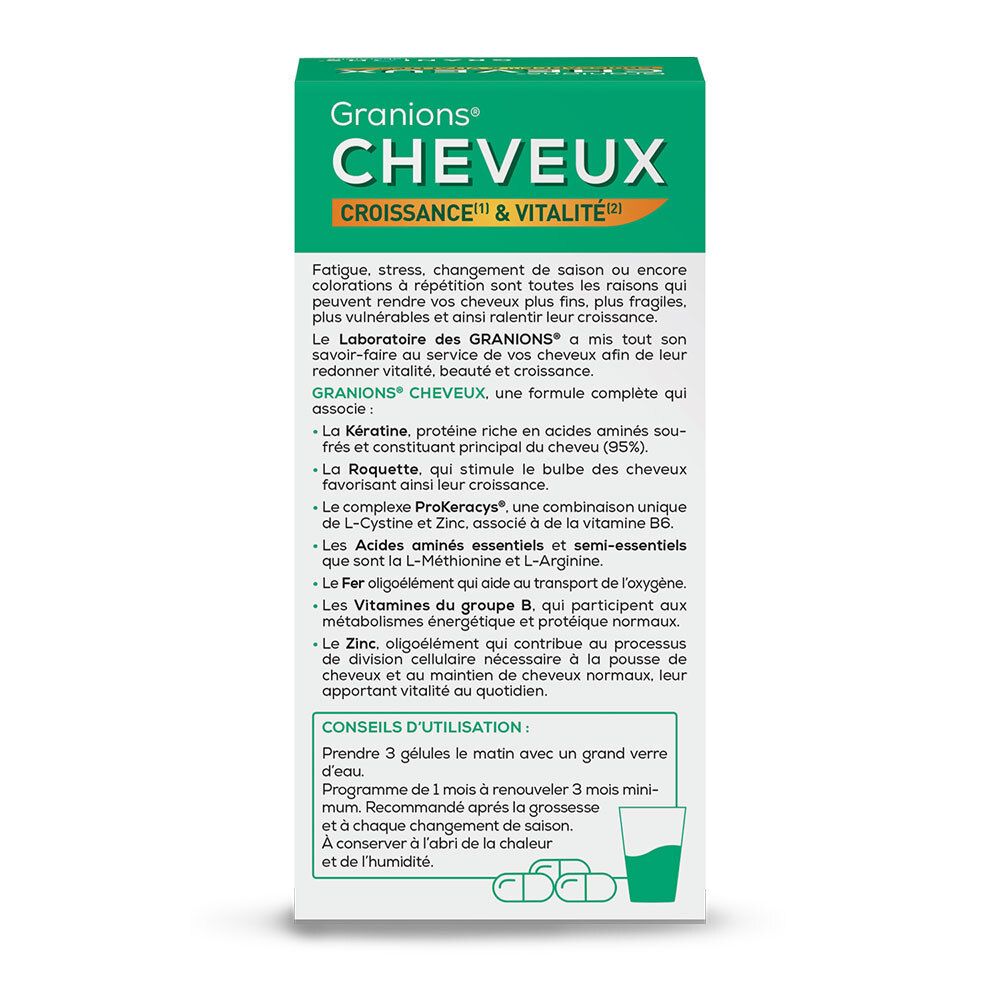 Laboratoire des Granions® Cheveux Croissance