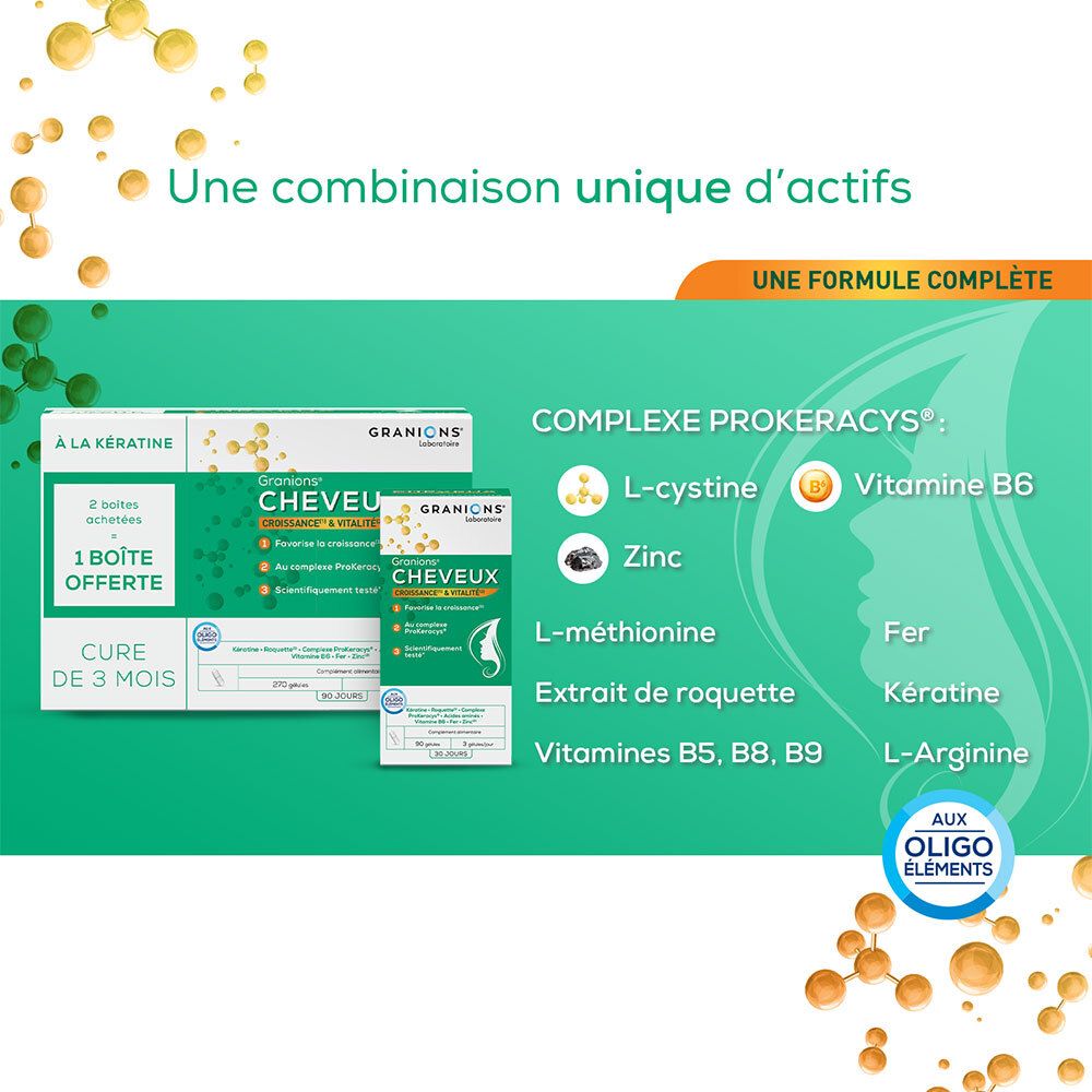 Laboratoire des Granions® Cheveux Croissance