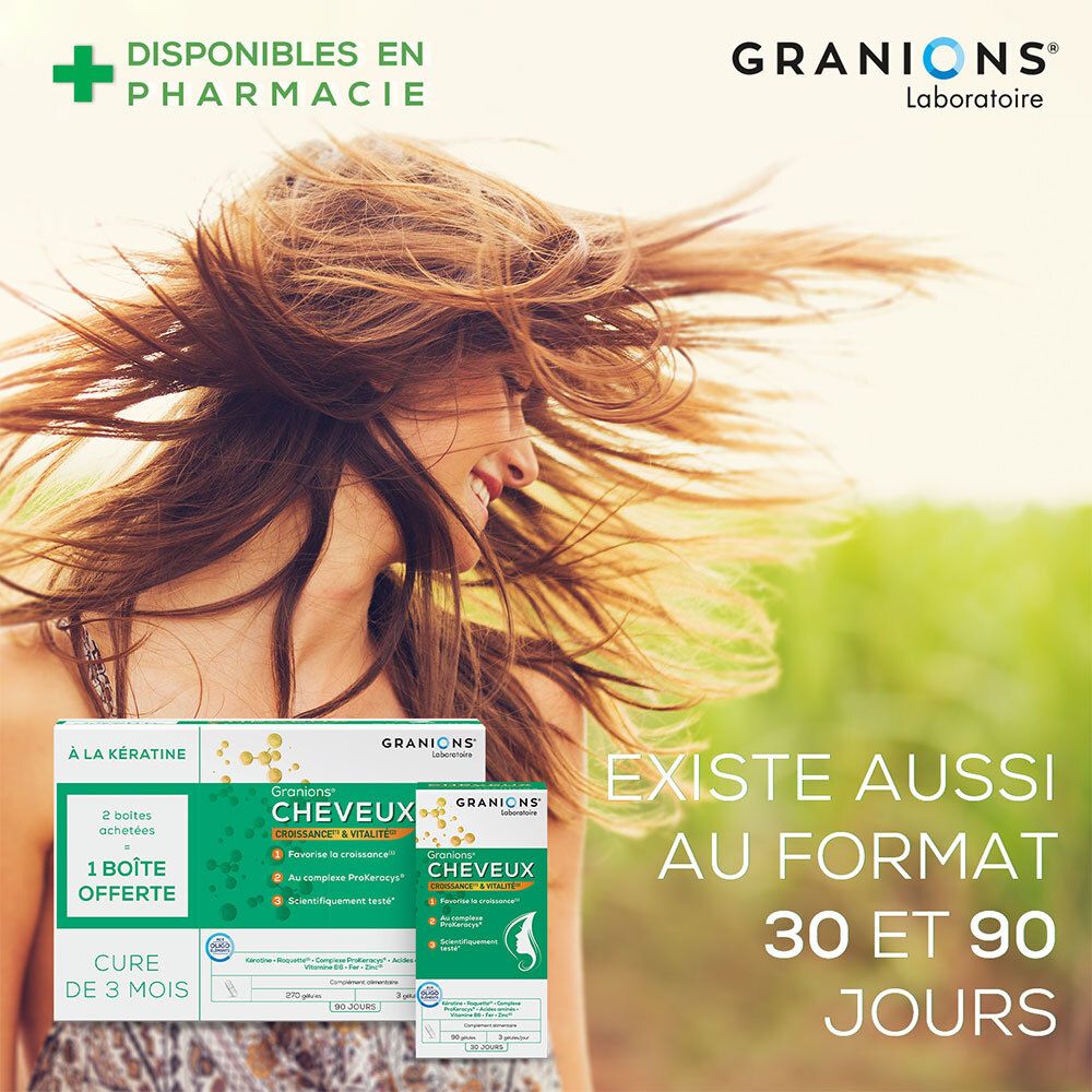 Laboratoire des Granions® Cheveux Croissance