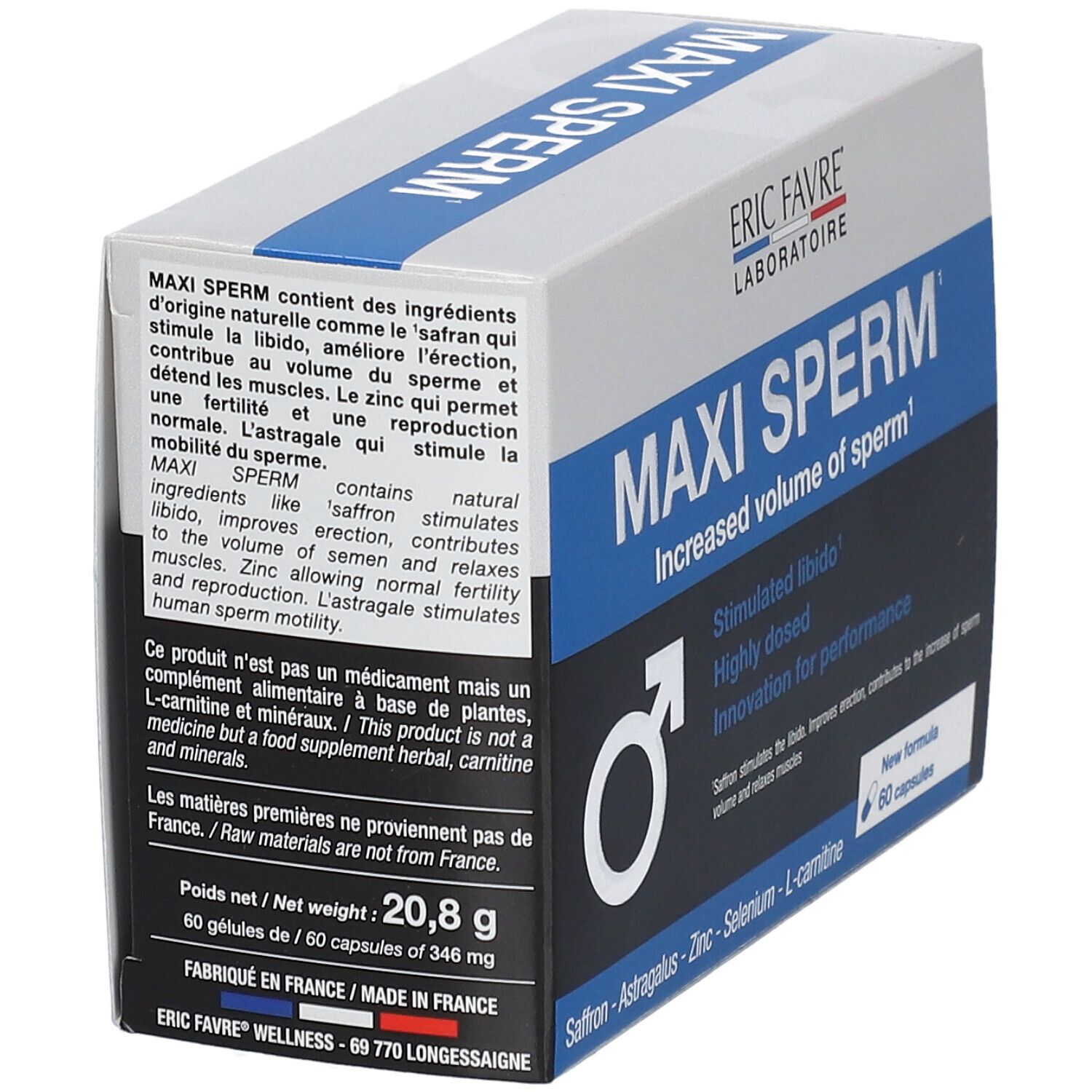 ERIC FAVRE Maxi sperm - Volume du sperme augmenté