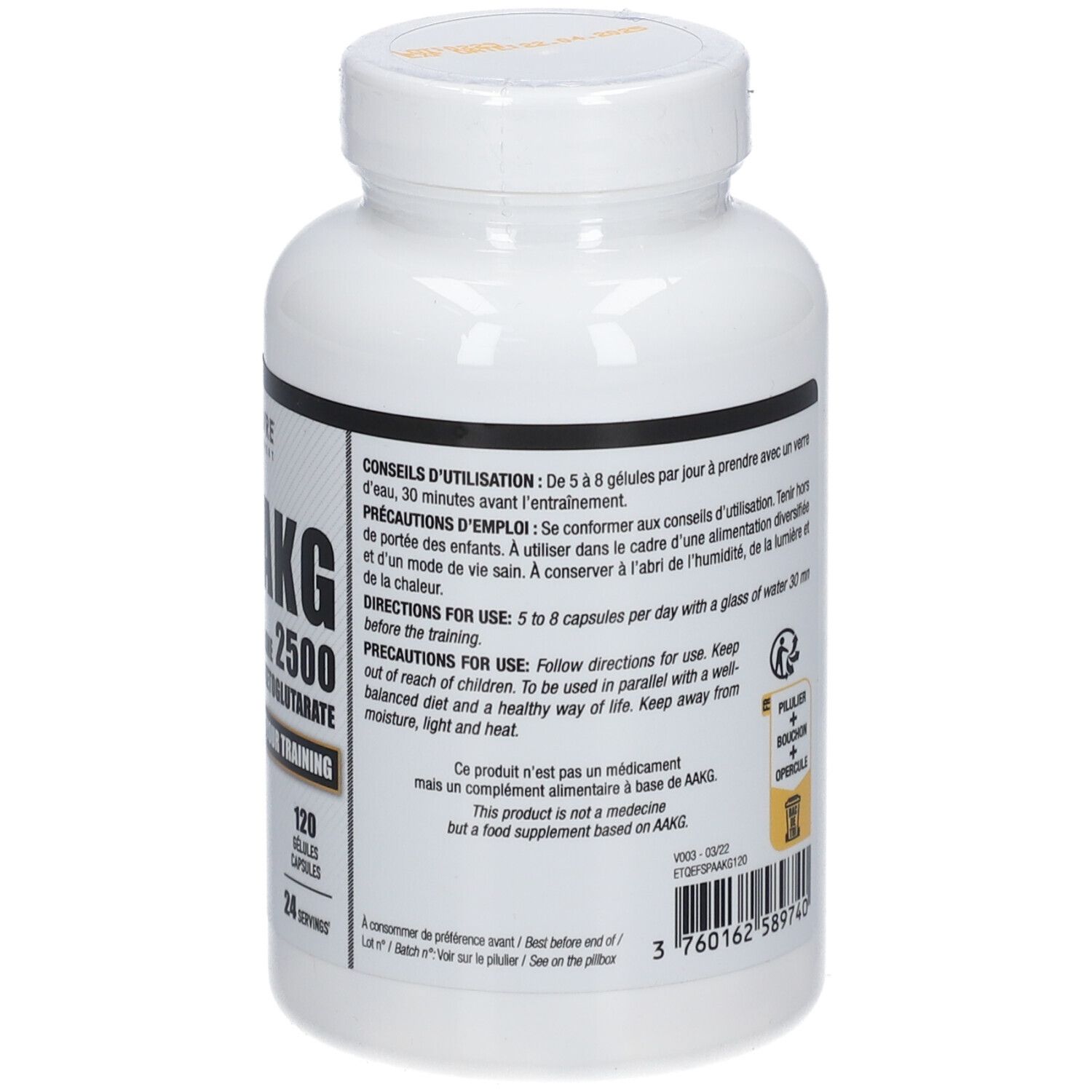 ERIC FAVRE AAKG 2500 - L-Arginine Alpha-Ketoglutarate