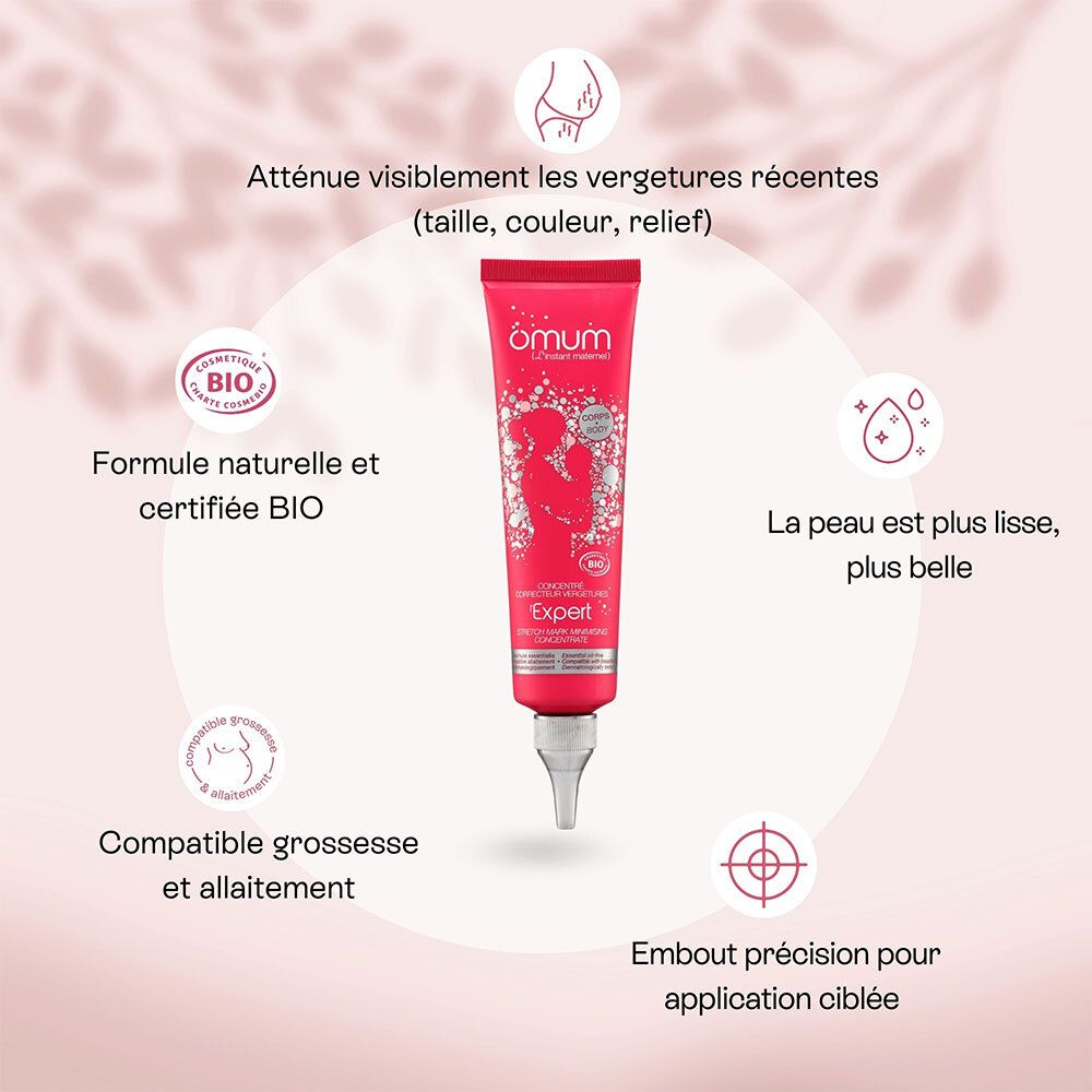 Concentré Omum Expert : formule naturelle BIO, compatible grossesse et allaitement.