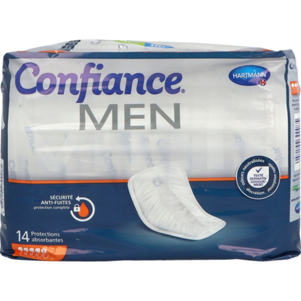 CONFIANCE MEN ABSORPTION 5 G PROTECTION - Protection absorbante spécifique homme  - sac 14