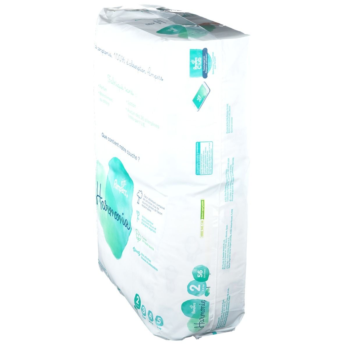 Pampers® Harmonie Couches Taille 3, 6 - 10 kg 80 pc(s) - Redcare Pharmacie