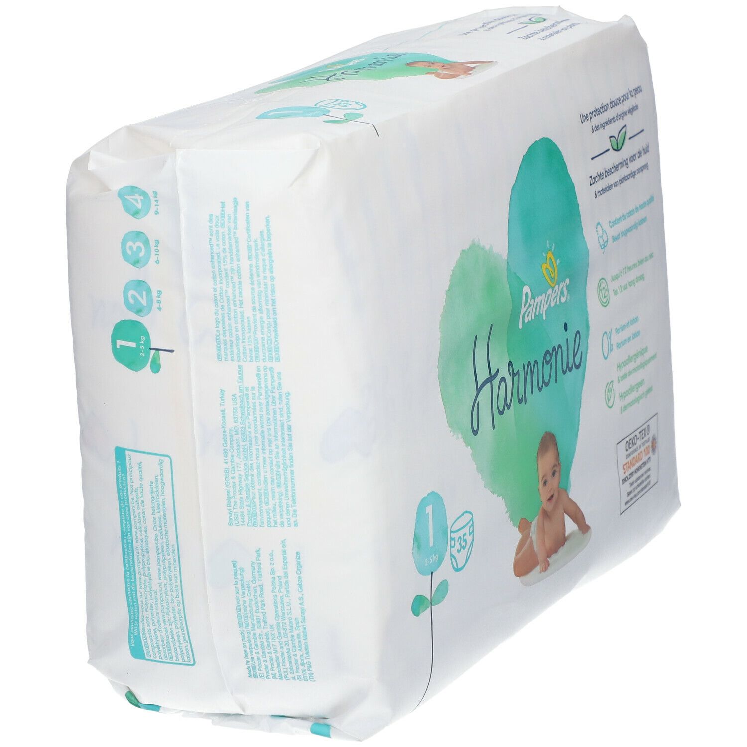 Pampers® Harmonie Couches Taille 1, 2-5 kg