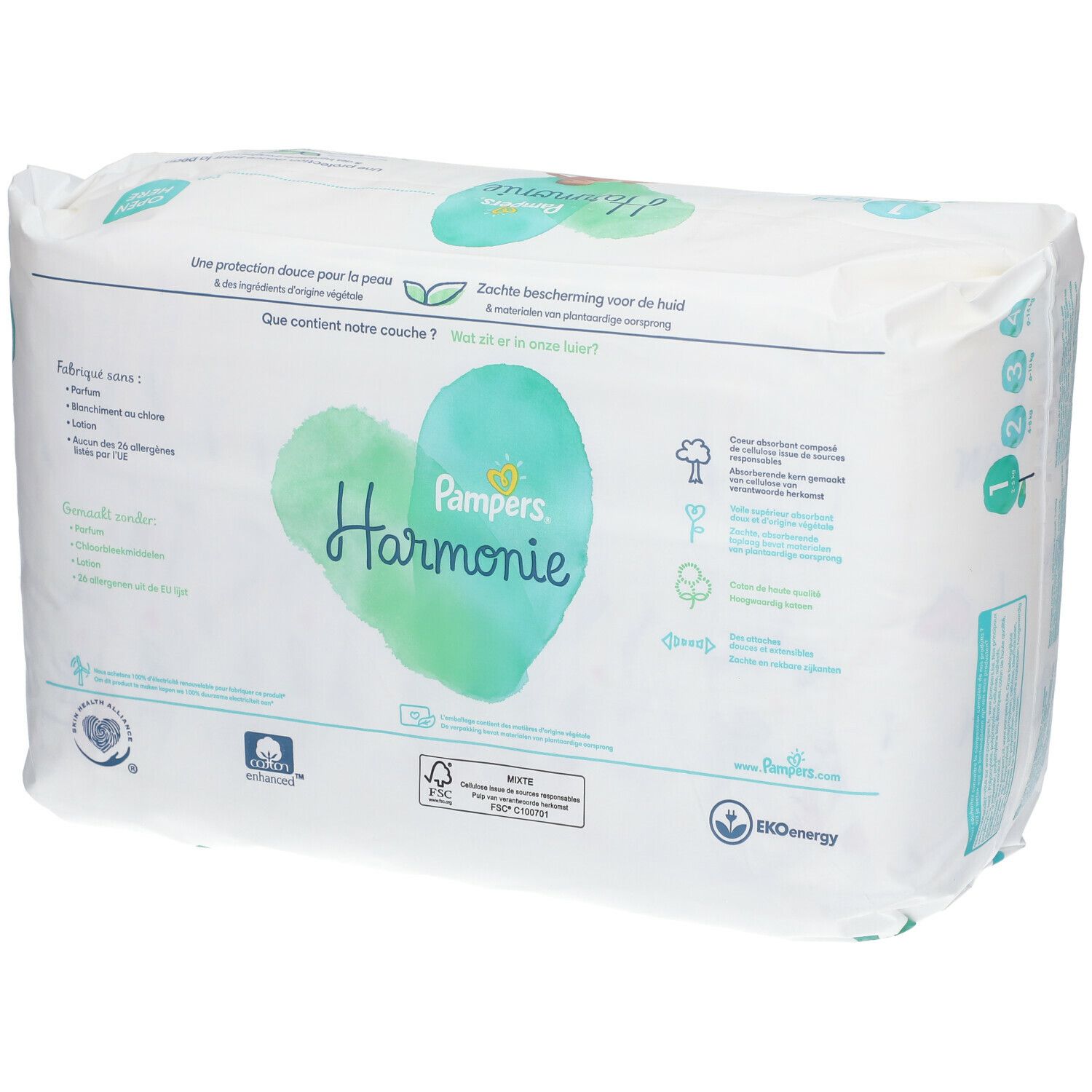 Pampers® Harmonie Couches Taille 1, 2-5 kg