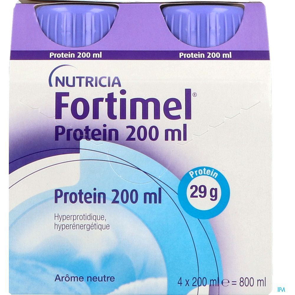 Fortimel Protein Sensation, DADFMS, arôme neutre, 200 ml x 4