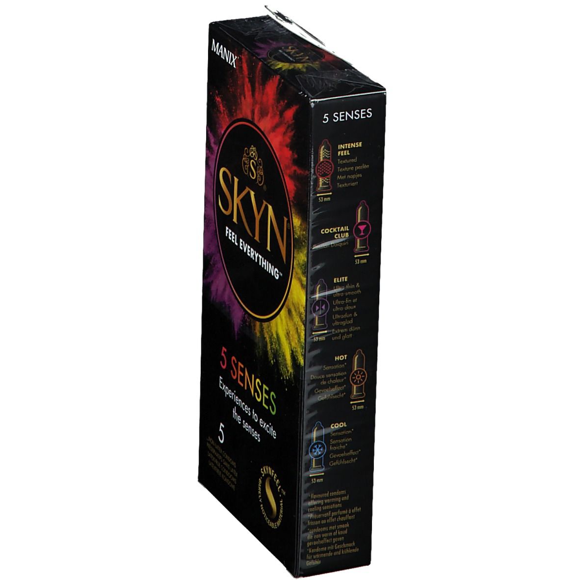 MANIX SKYN 5 SENSES Préservatifs