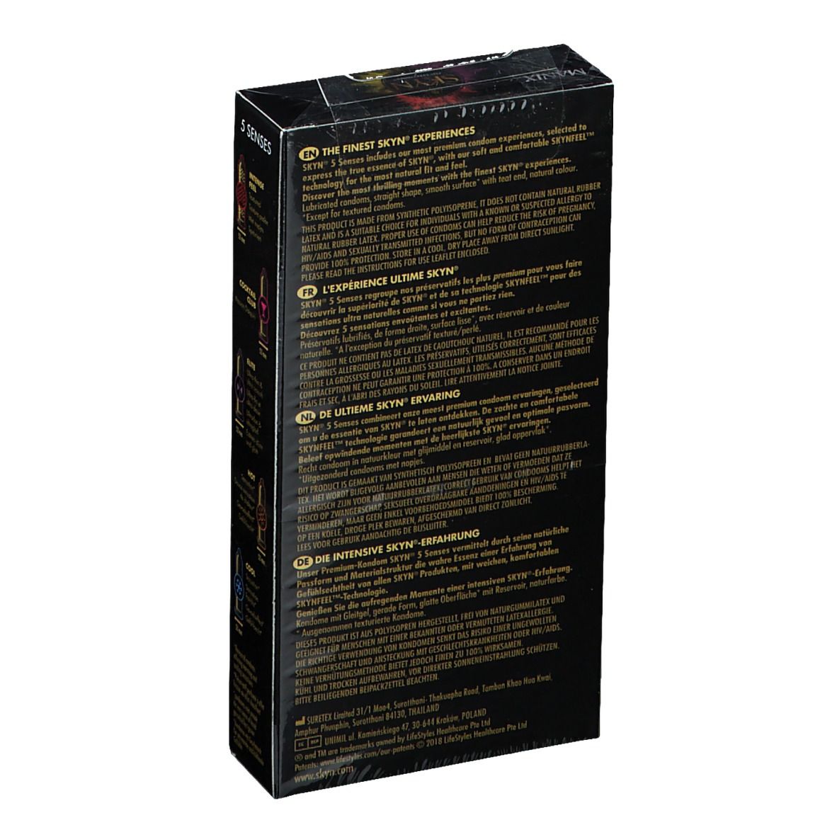 MANIX SKYN 5 SENSES Préservatifs
