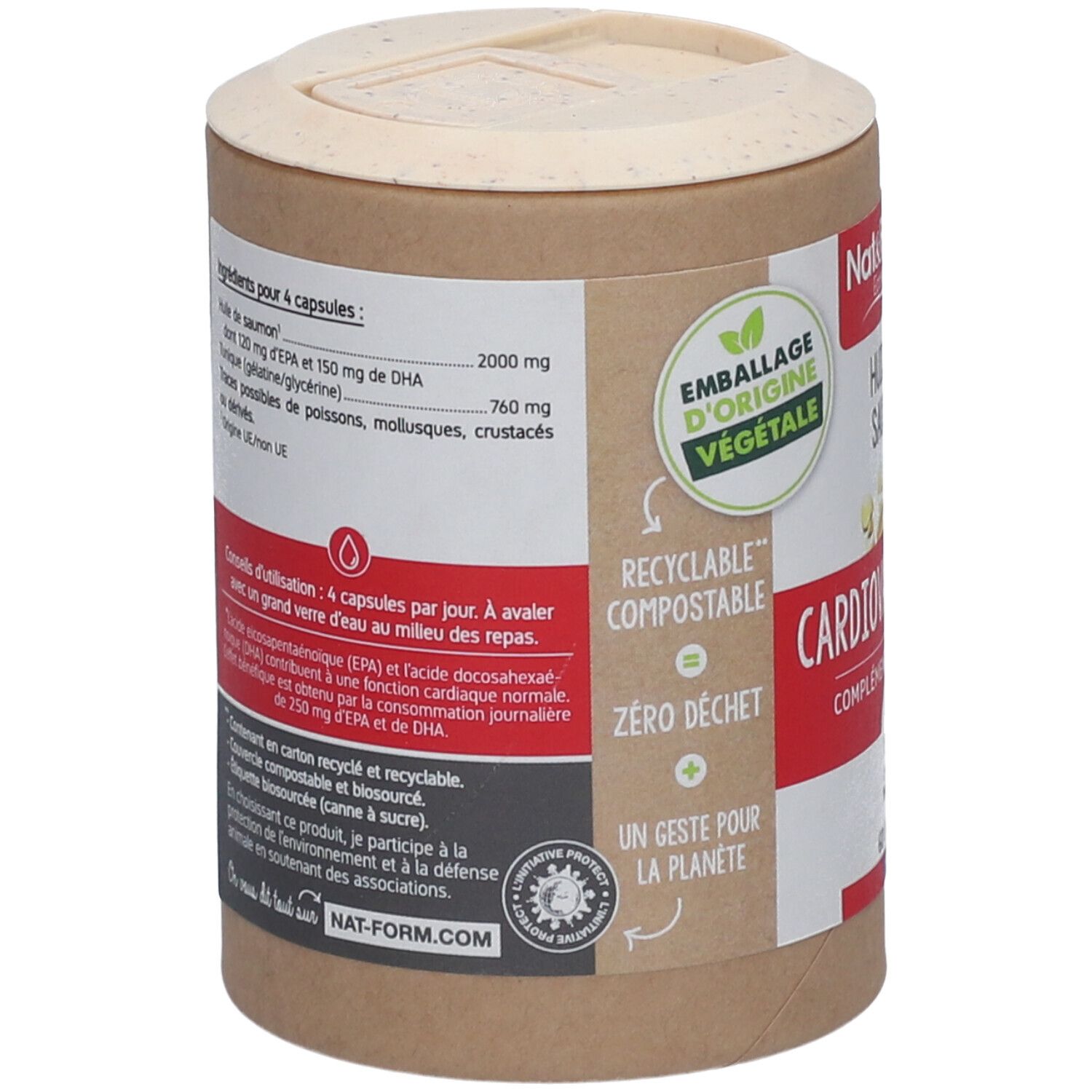 Nat&Form Huile de saumon en capsules