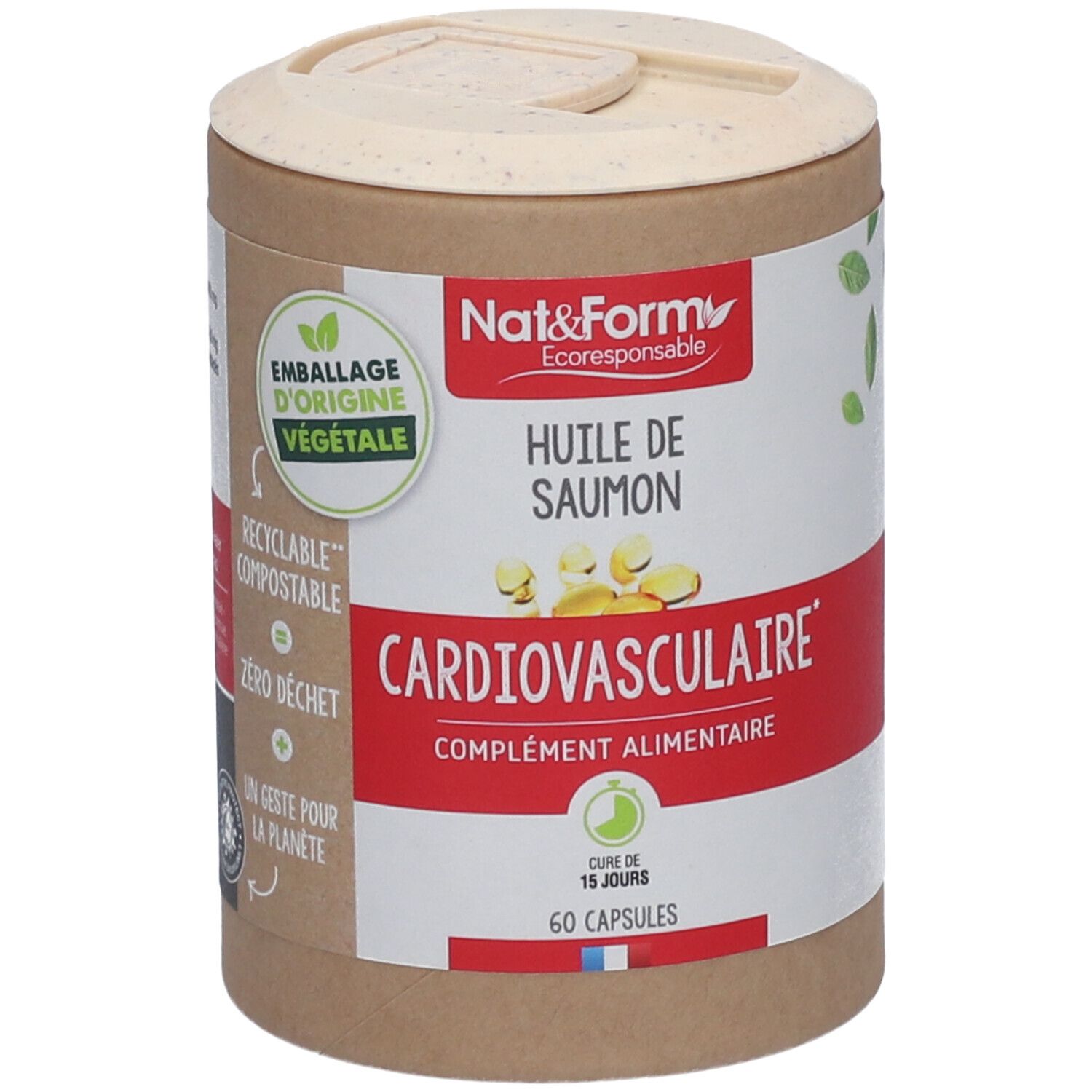 Nat&Form Huile de saumon en capsules