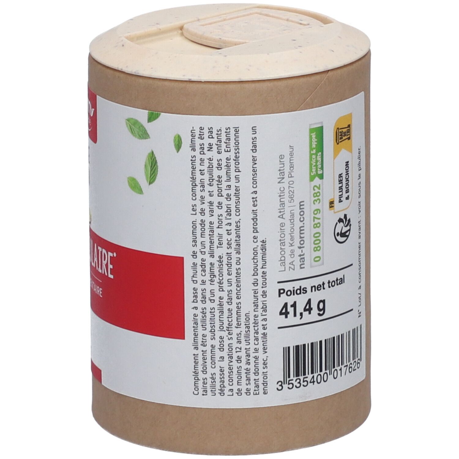 Nat&Form Huile de saumon en capsules