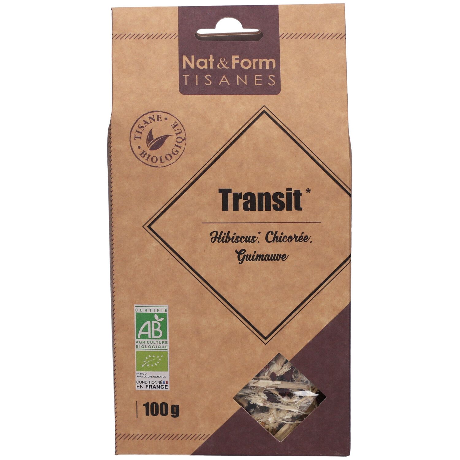 Nat&Form Tisane Transit bio