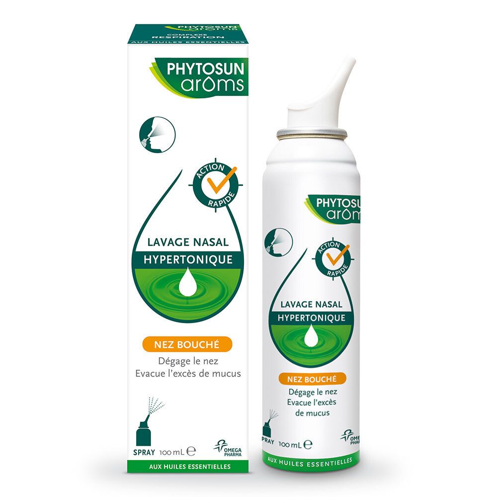 Phytosun Arôms Laval Nasal Hypertonique Nez Bouché 100ml