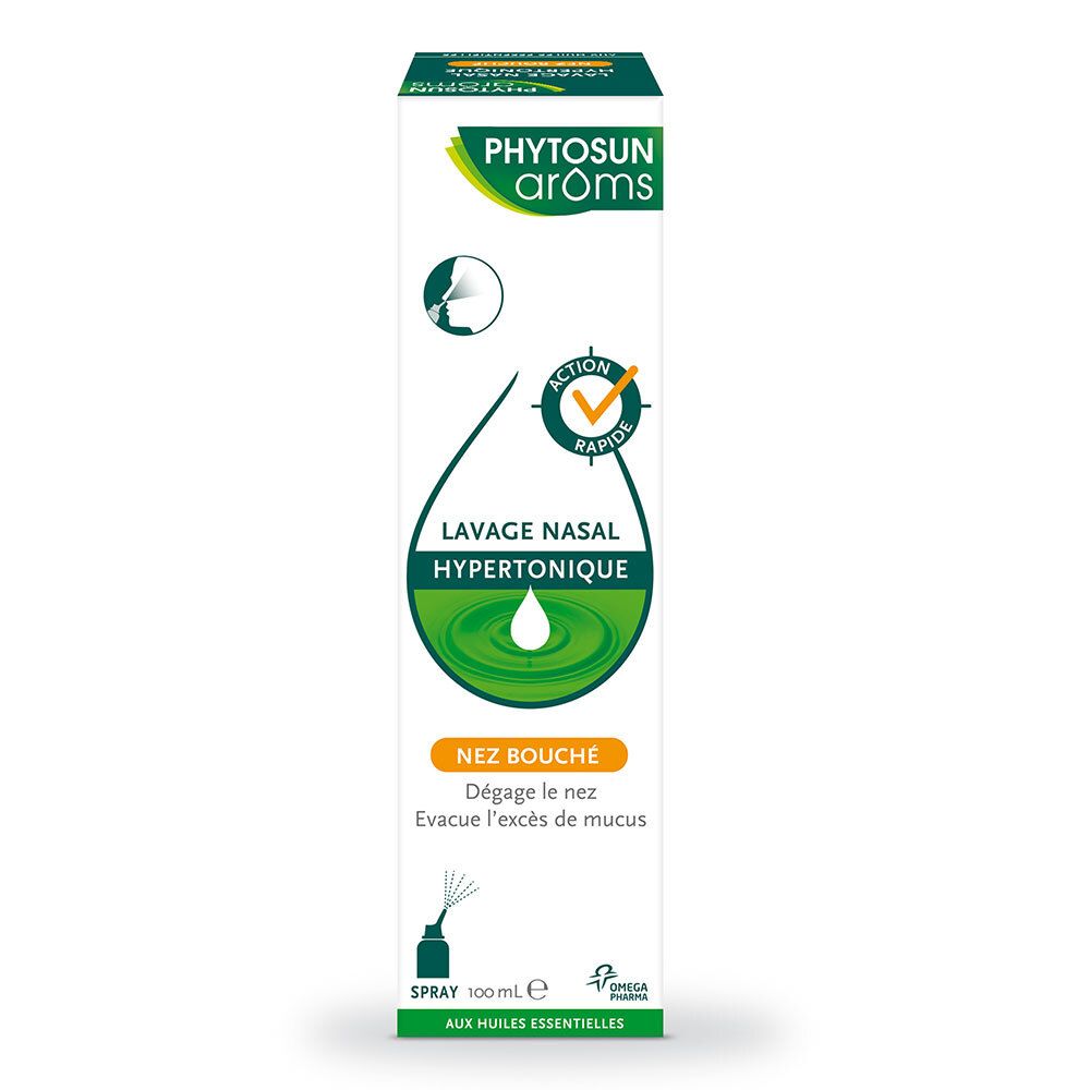 Phytosun Arôms Laval Nasal Hypertonique Nez Bouché 100ml