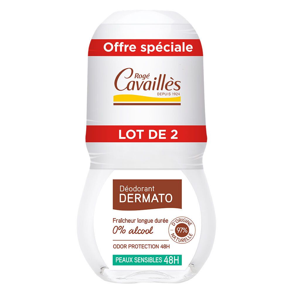 Rogé Cavaillès Déodorant Dermato Anti-odeurs 48H Roll'on