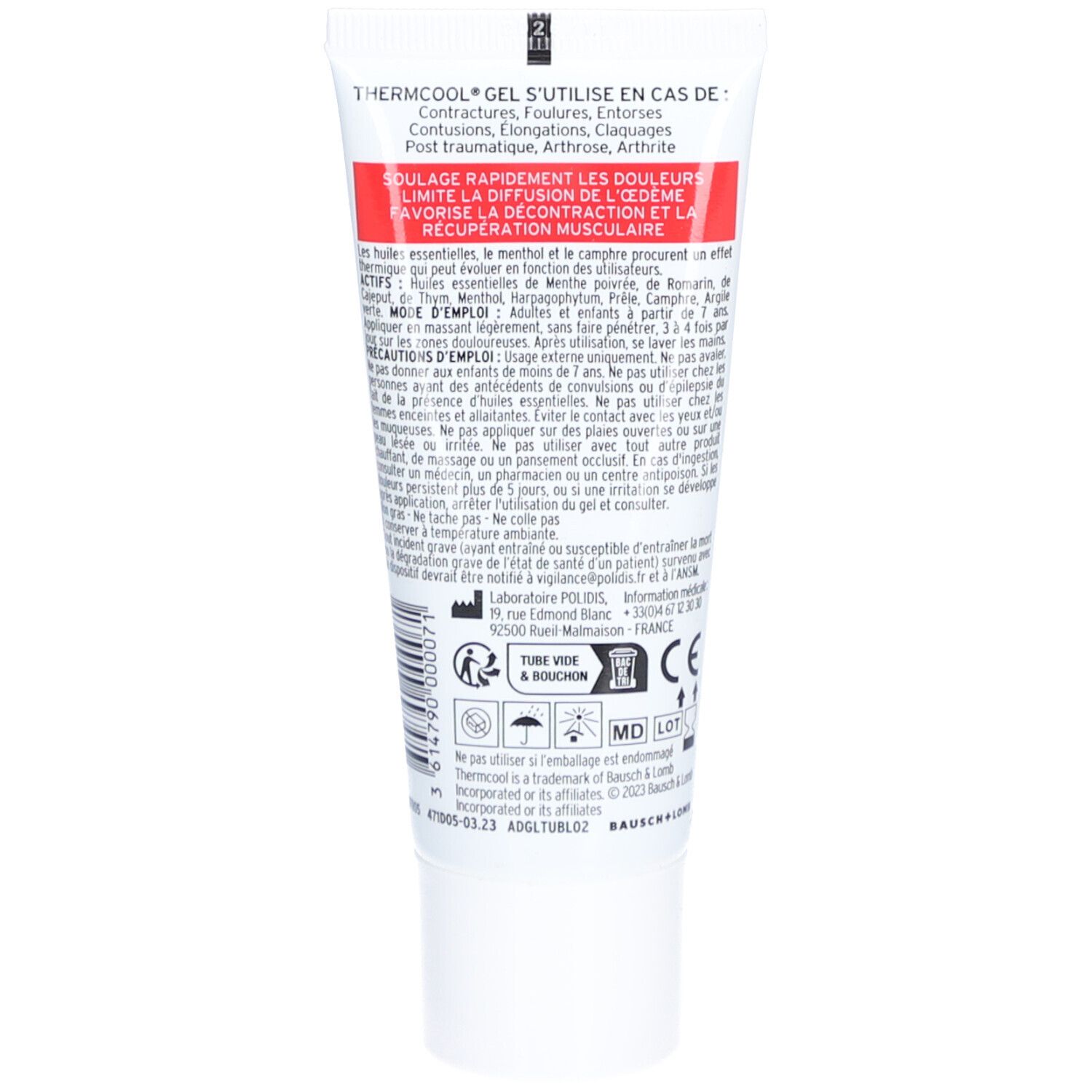 ThermCool Gel Anti-Douleur Roll-on 50ml