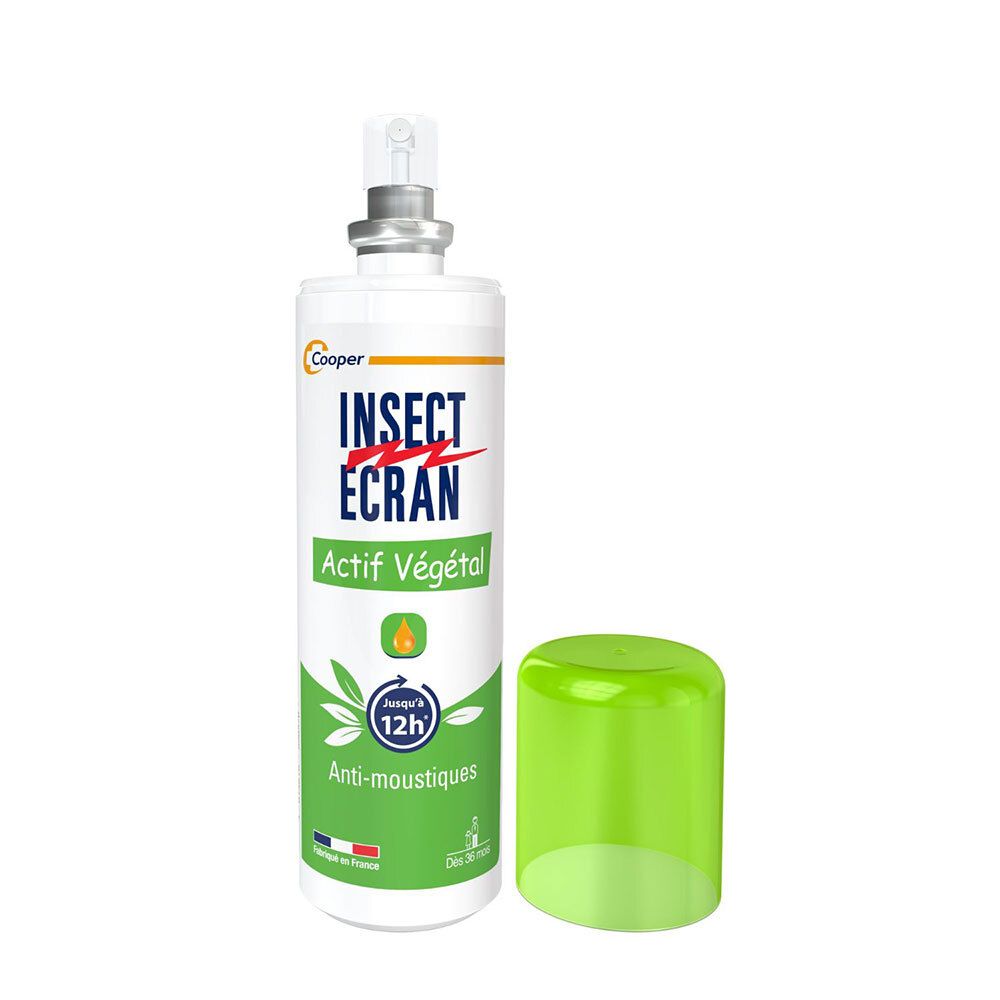 INSECT ÉCRAN Actif Végétal Spray Anti-Moustiques 100 ml