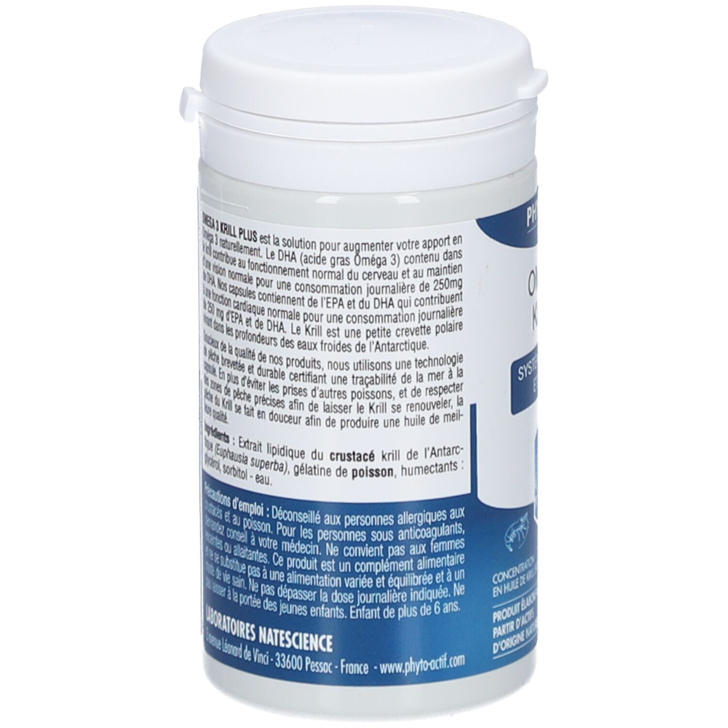 PHYTO-ACTIF Oméga 3 Krill Plus
