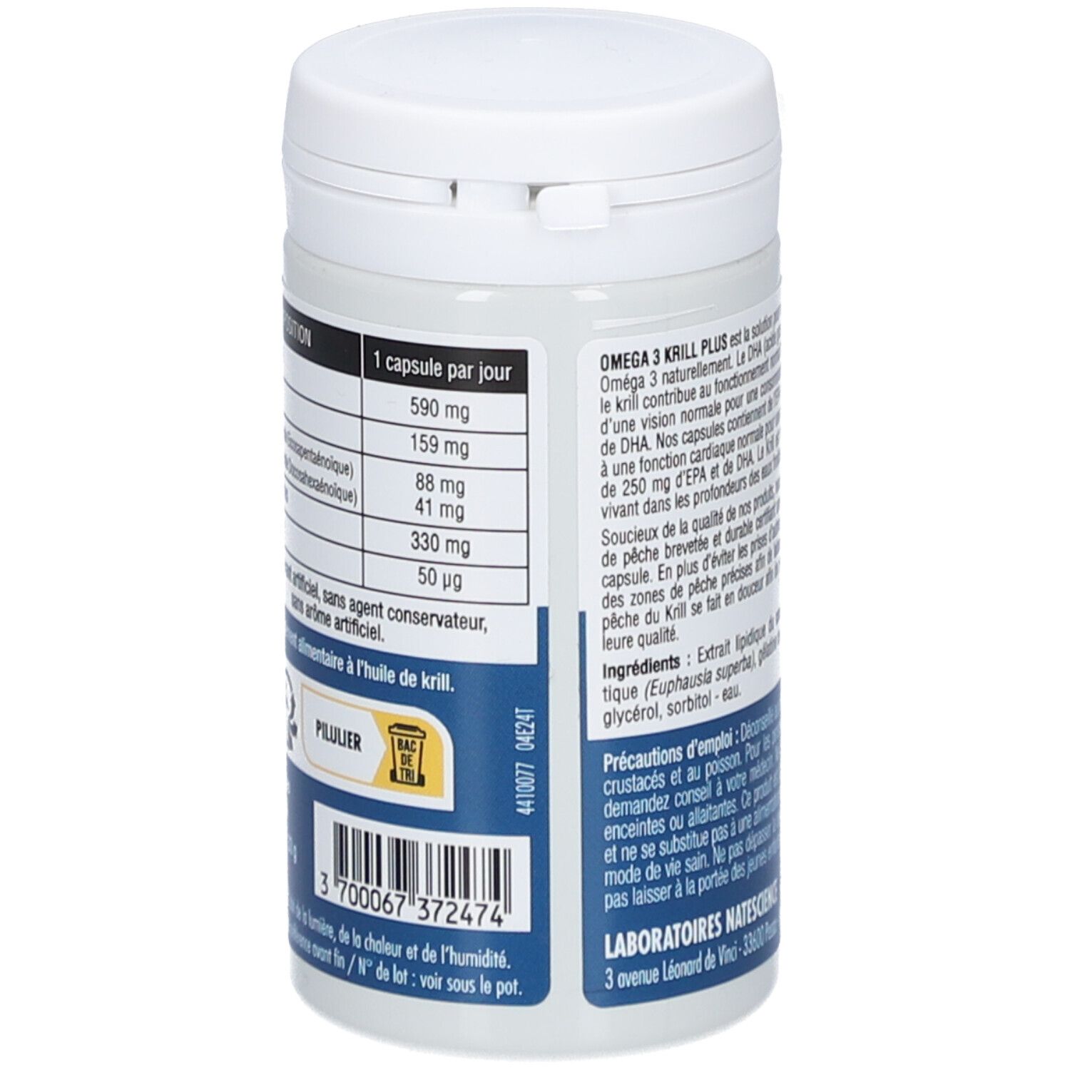 PHYTO-ACTIF Oméga 3 Krill Plus