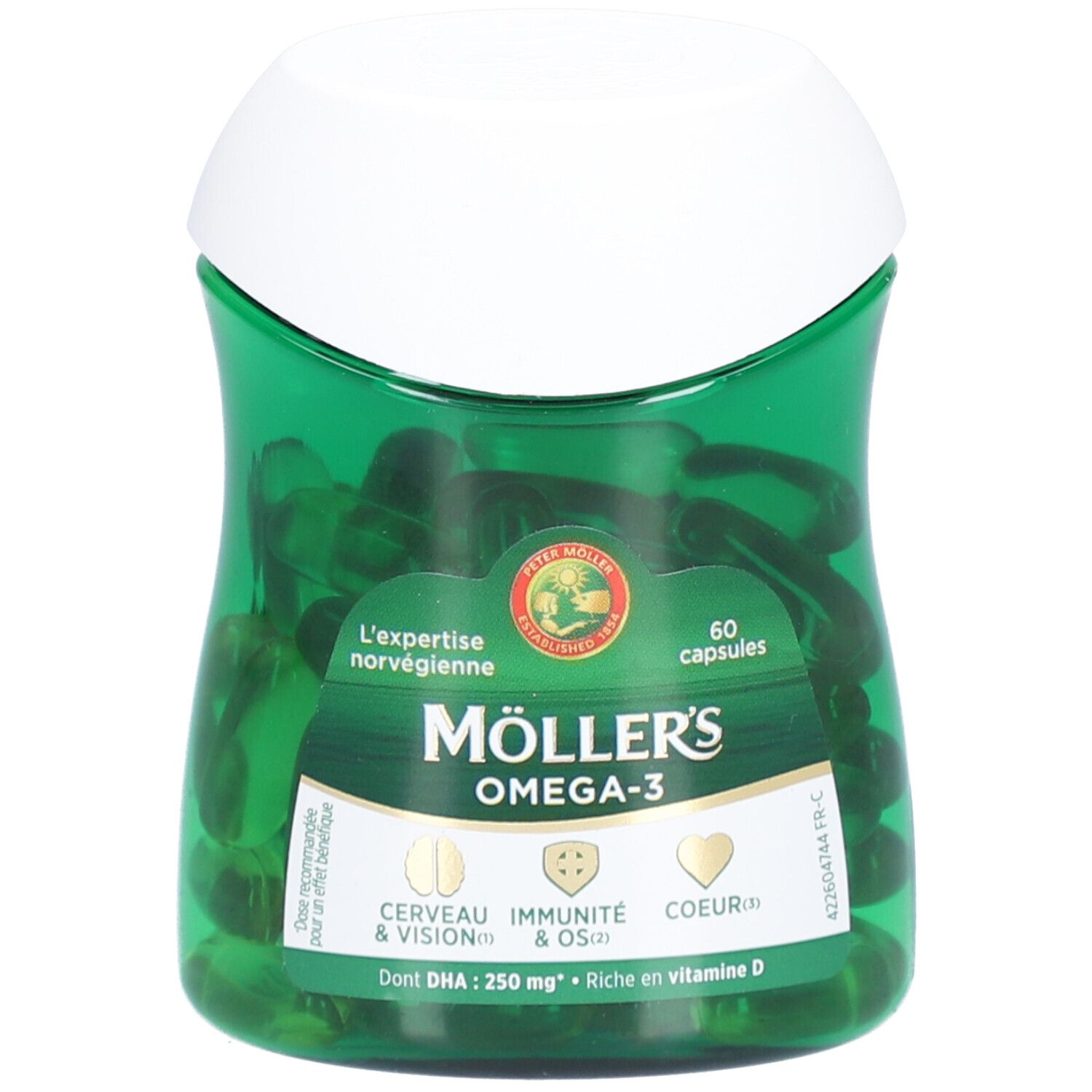 Möller's Omega-3 Double 60 Capsules