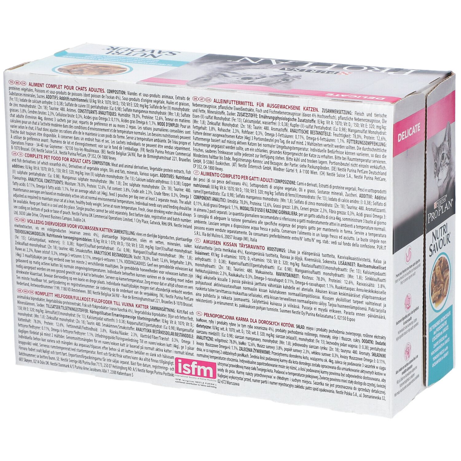 PURINA® PRO PLAN® Adult Delicate Digestion au Poisson de l'Océan en Sauce