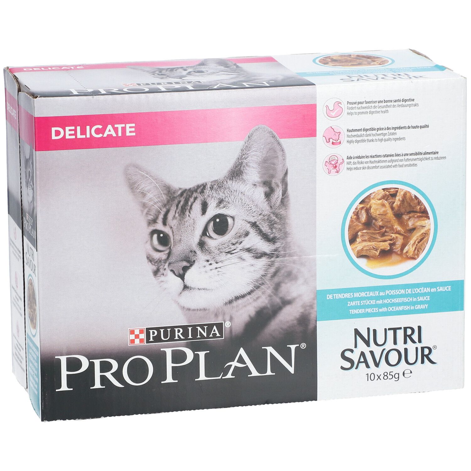 PURINA® PRO PLAN® Adult Delicate Digestion au Poisson de l'Océan en Sauce