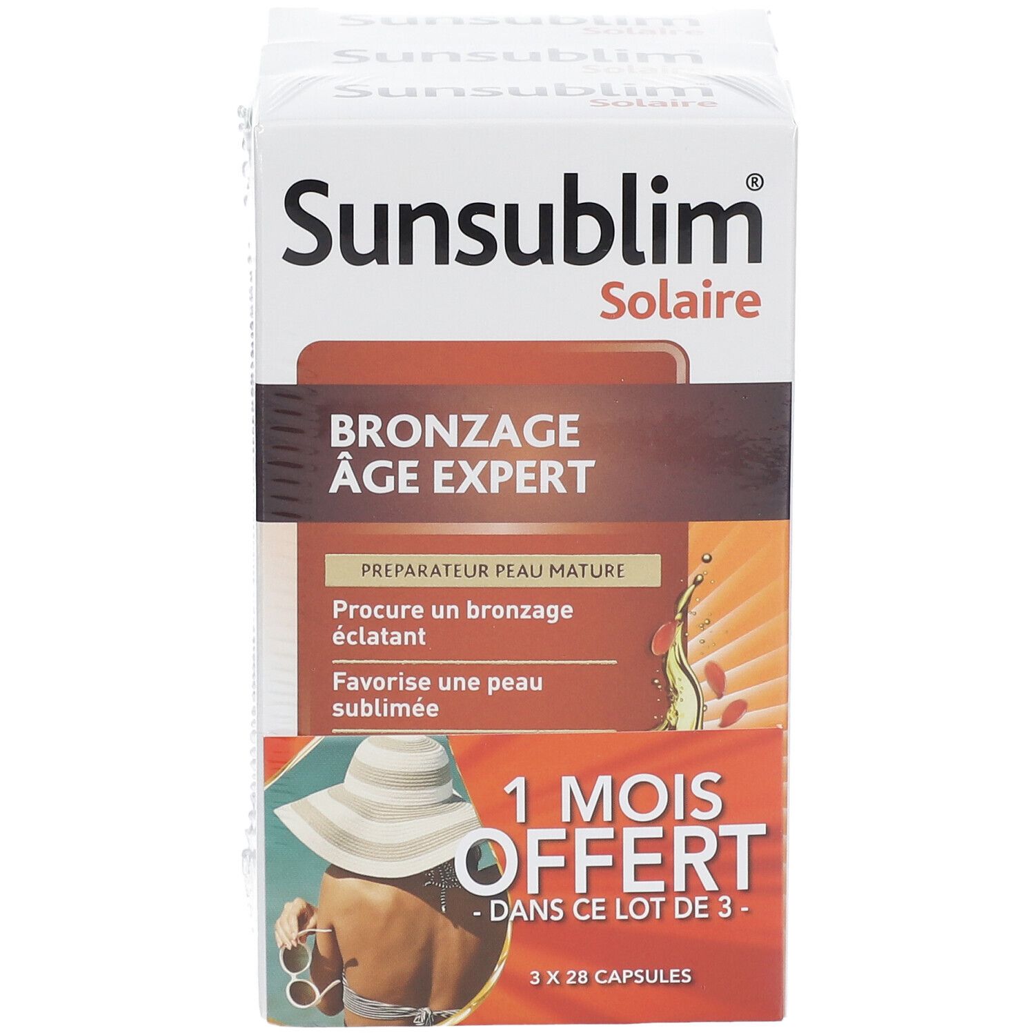 Nutreov Physcience Sunsublim® Solaire Bronzage Âge Expert