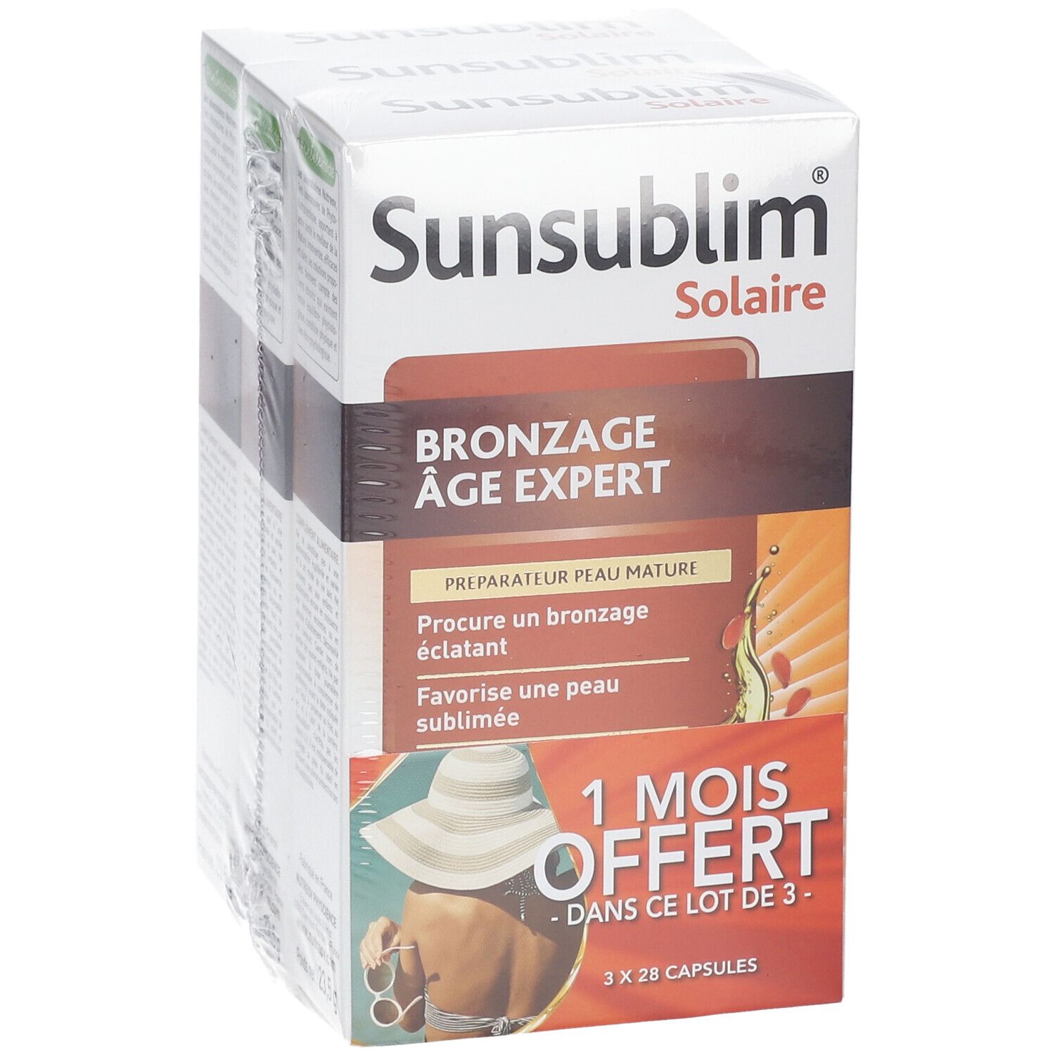 Nutreov Physcience Sunsublim® Solaire Bronzage Âge Expert