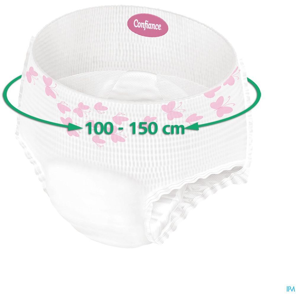 CONFIANCE LADY ABSORPTION 5 G SOUS - VÊTEMENT - Slip absorbant jetable, hypoallergénique p