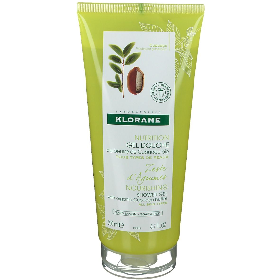 KLORANE Gel douche Zeste d'Agrumes