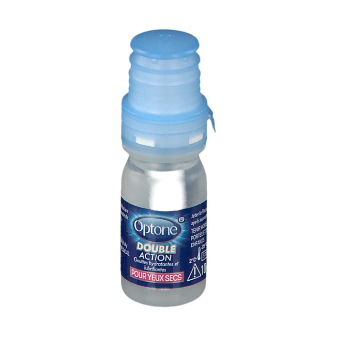 Optone® Double Action gouttes hydratantes et lubrifiantes